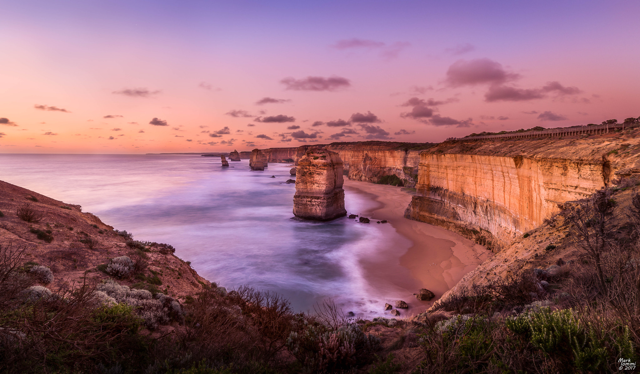 HD PENTAX-D FA 15-30mm F2.8 ED SDM WR sample photo. The apostles at sunset signed photography