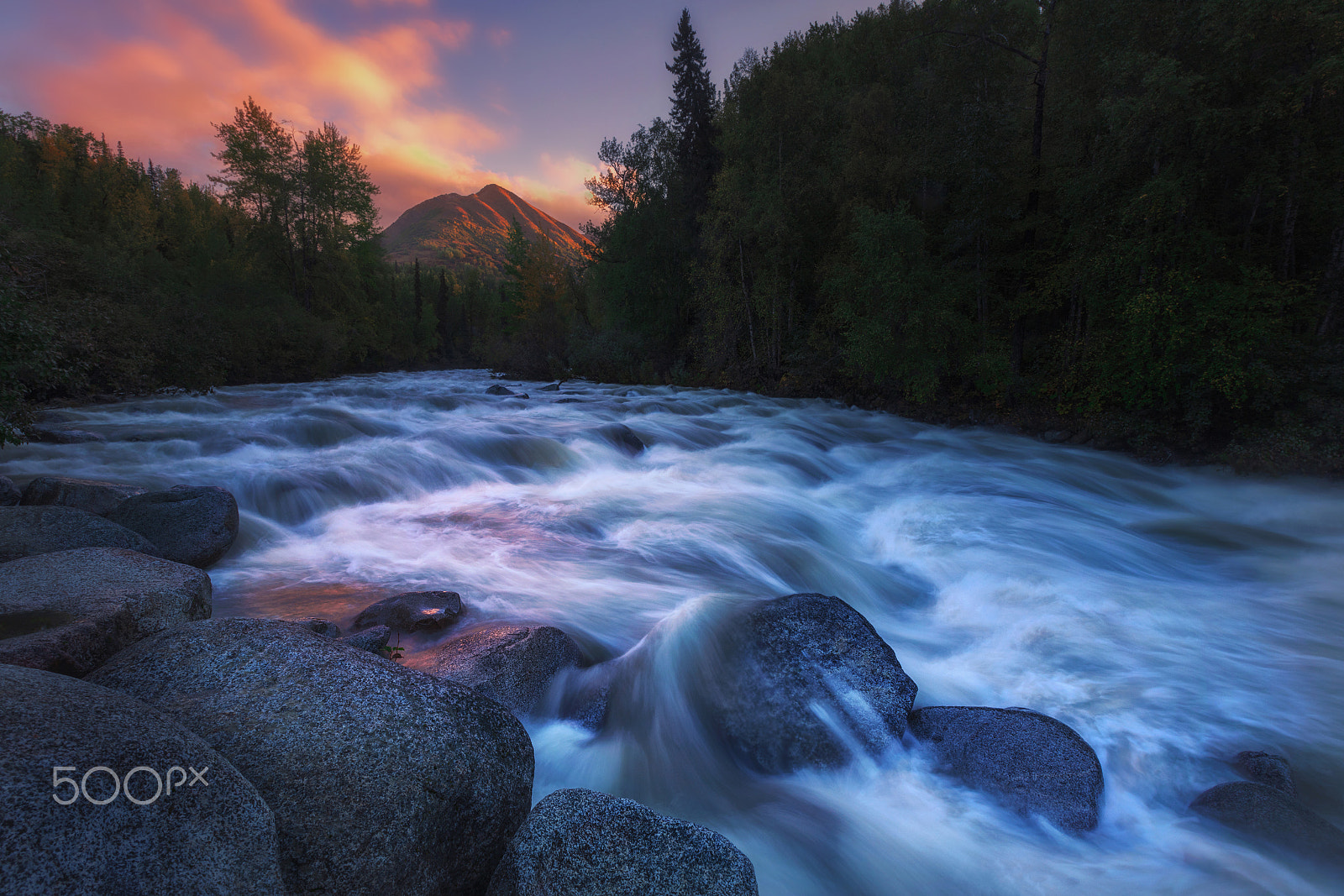 Canon EF 16-35mm F2.8L II USM sample photo. Creek at dawn photography