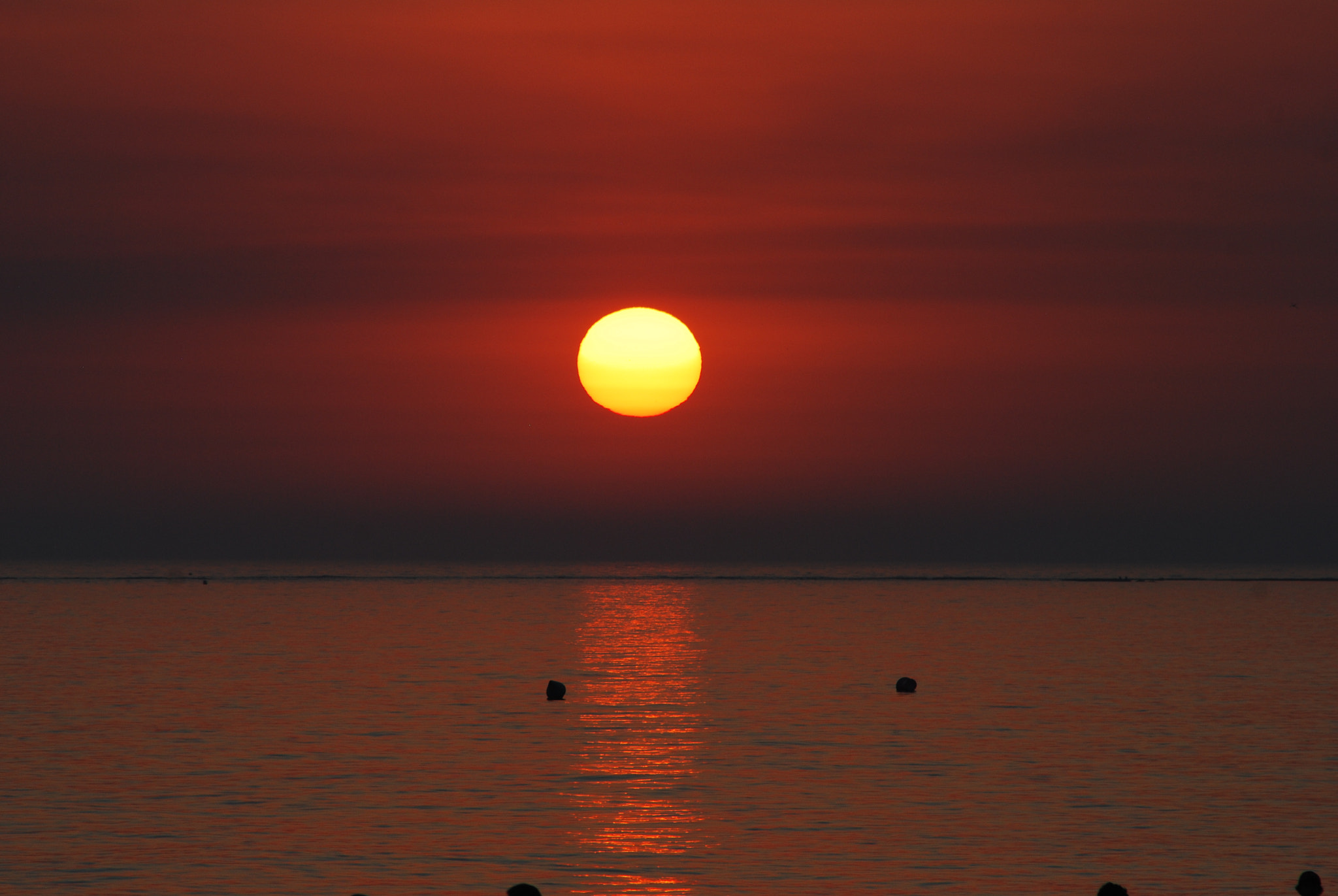 Nikon D40X sample photo. Ocaso en rojo photography