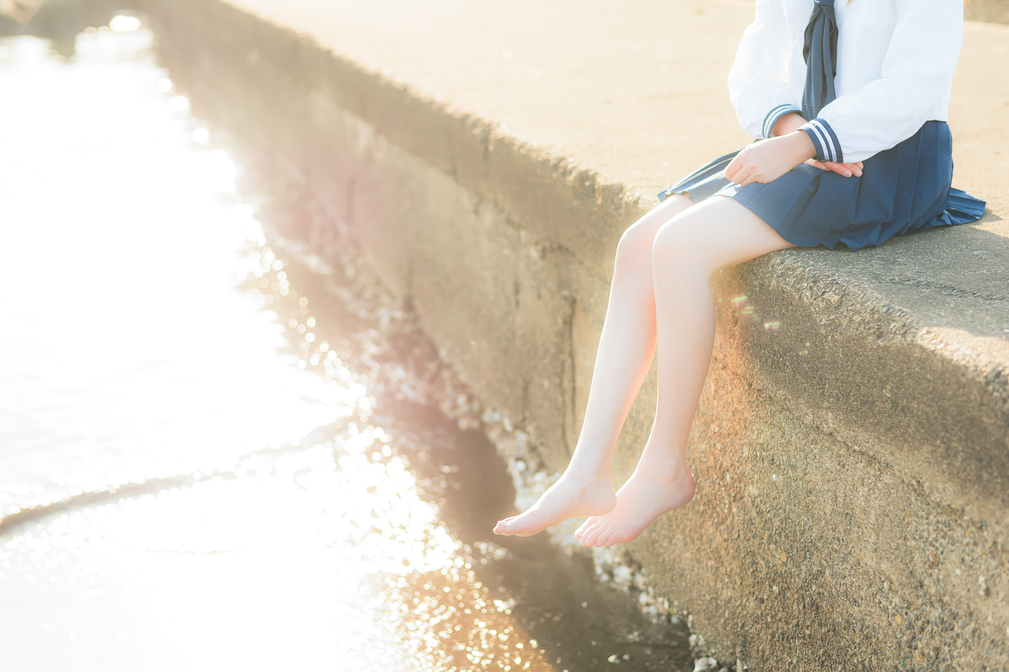 Nikon D3S + Nikon AF-S Nikkor 58mm F1.4G sample photo. Sailor fuku photography