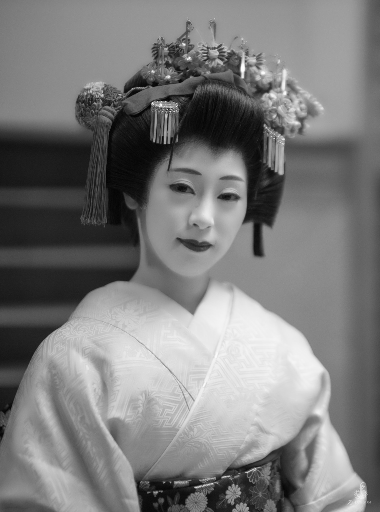 Leica Noctilux-M 50mm F0.95 ASPH sample photo. Geisha chihana 2 (b/w version) photography