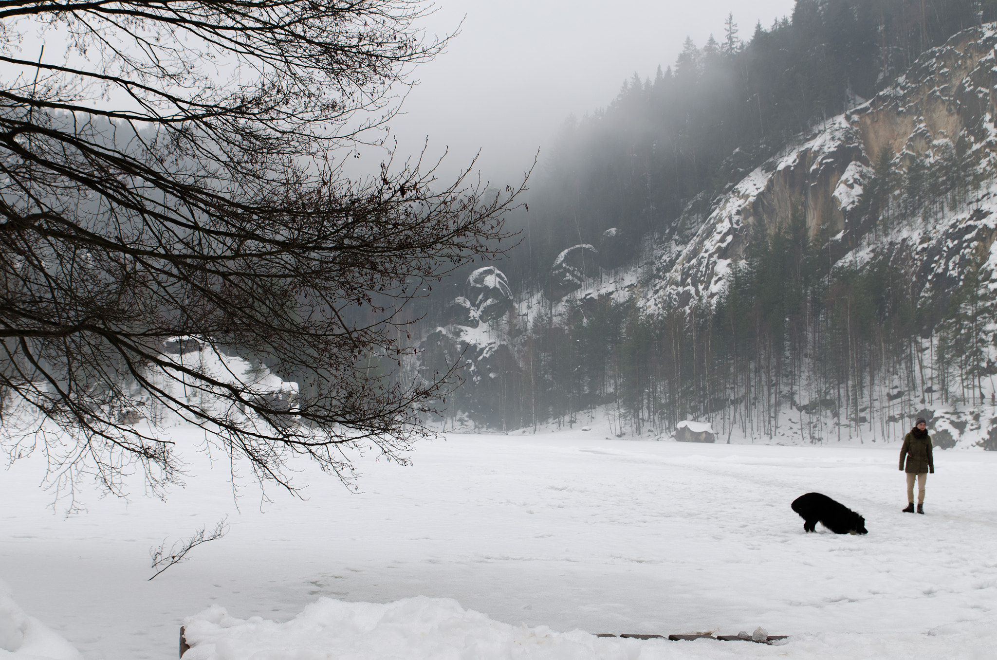 Nikon D5100 sample photo. On the frozen lake photography