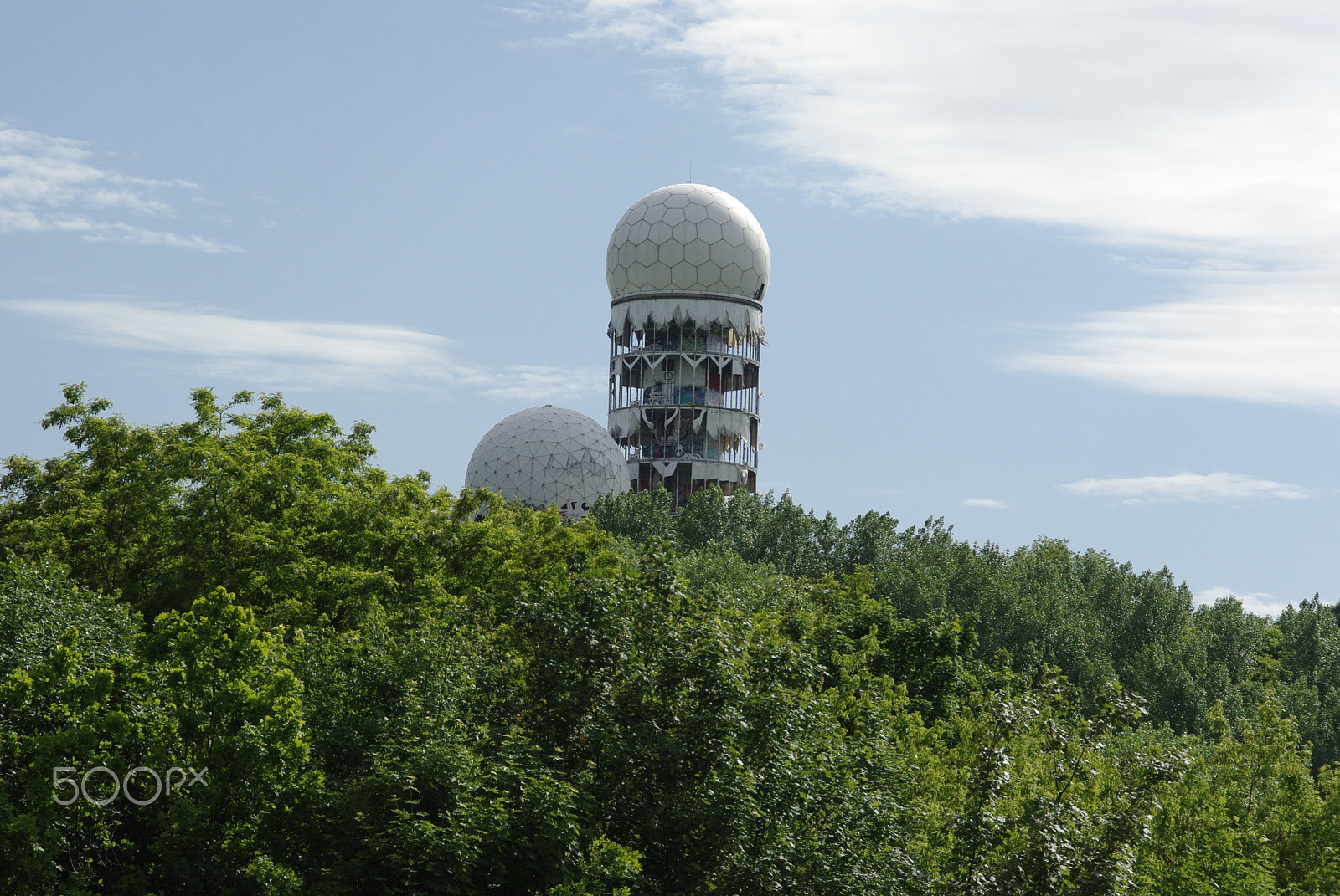 Pentax K200D sample photo. Radarstation teufelsberg photography