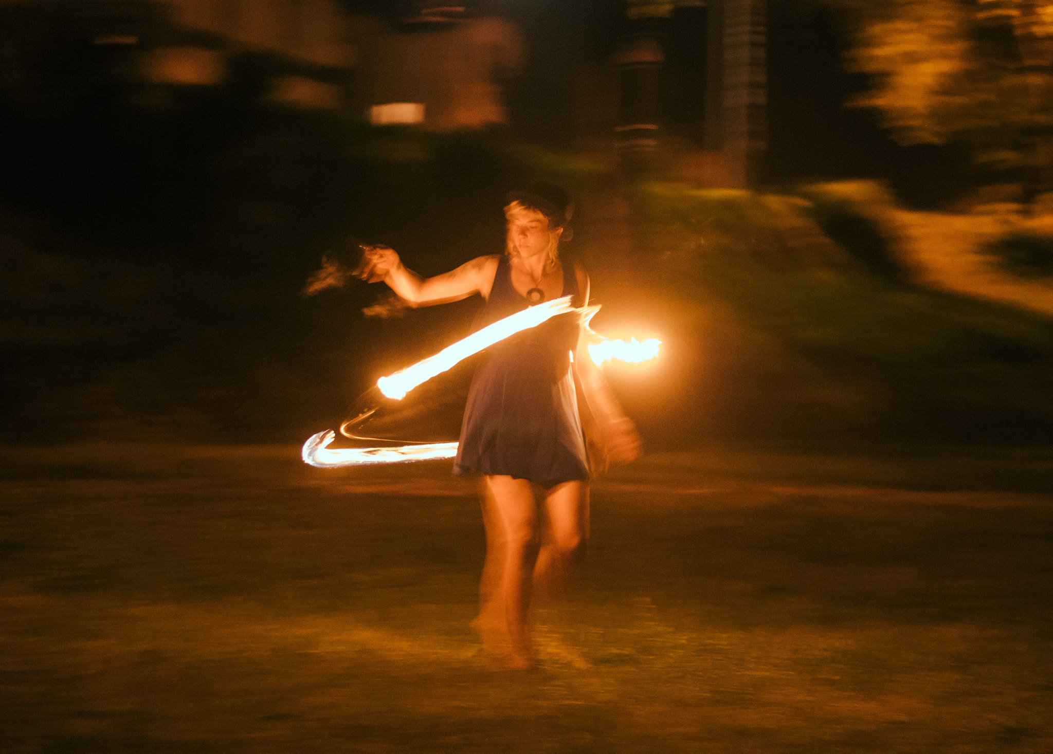 Nikon D80 sample photo. The fire girl. photography