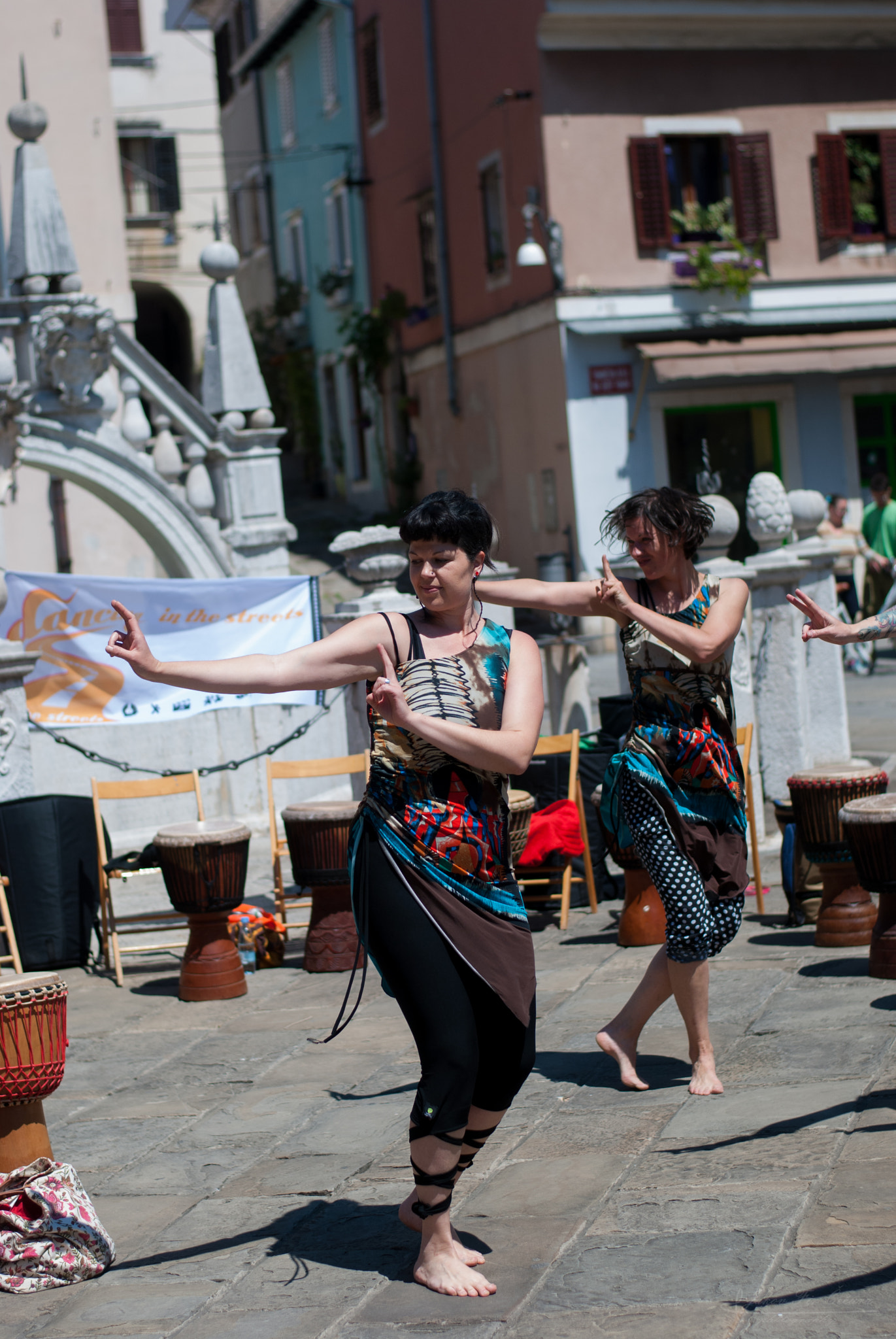 Nikon D80 + Nikon AF-S Nikkor 50mm F1.8G sample photo. Dancing in the streets of koper. photography