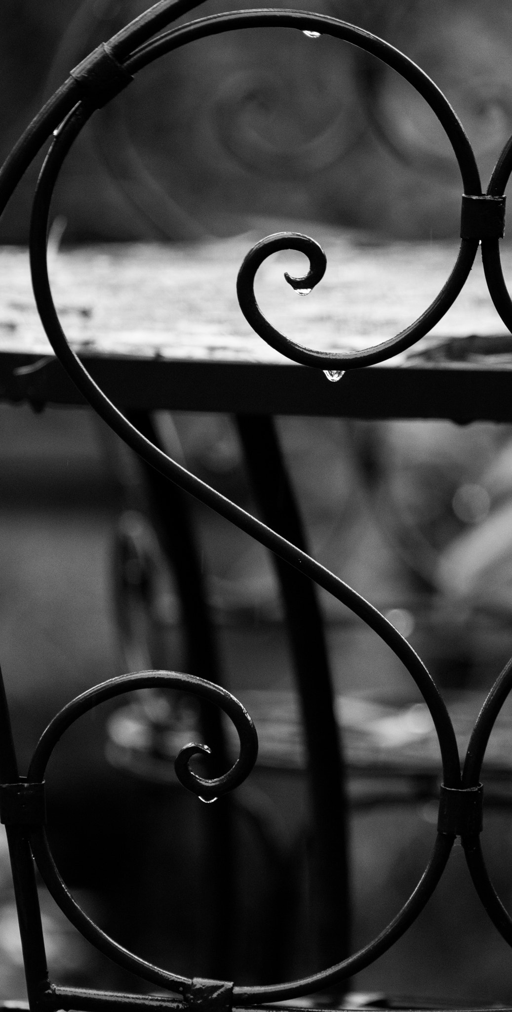 Canon EOS 100D (EOS Rebel SL1 / EOS Kiss X7) sample photo. Iron chair photography