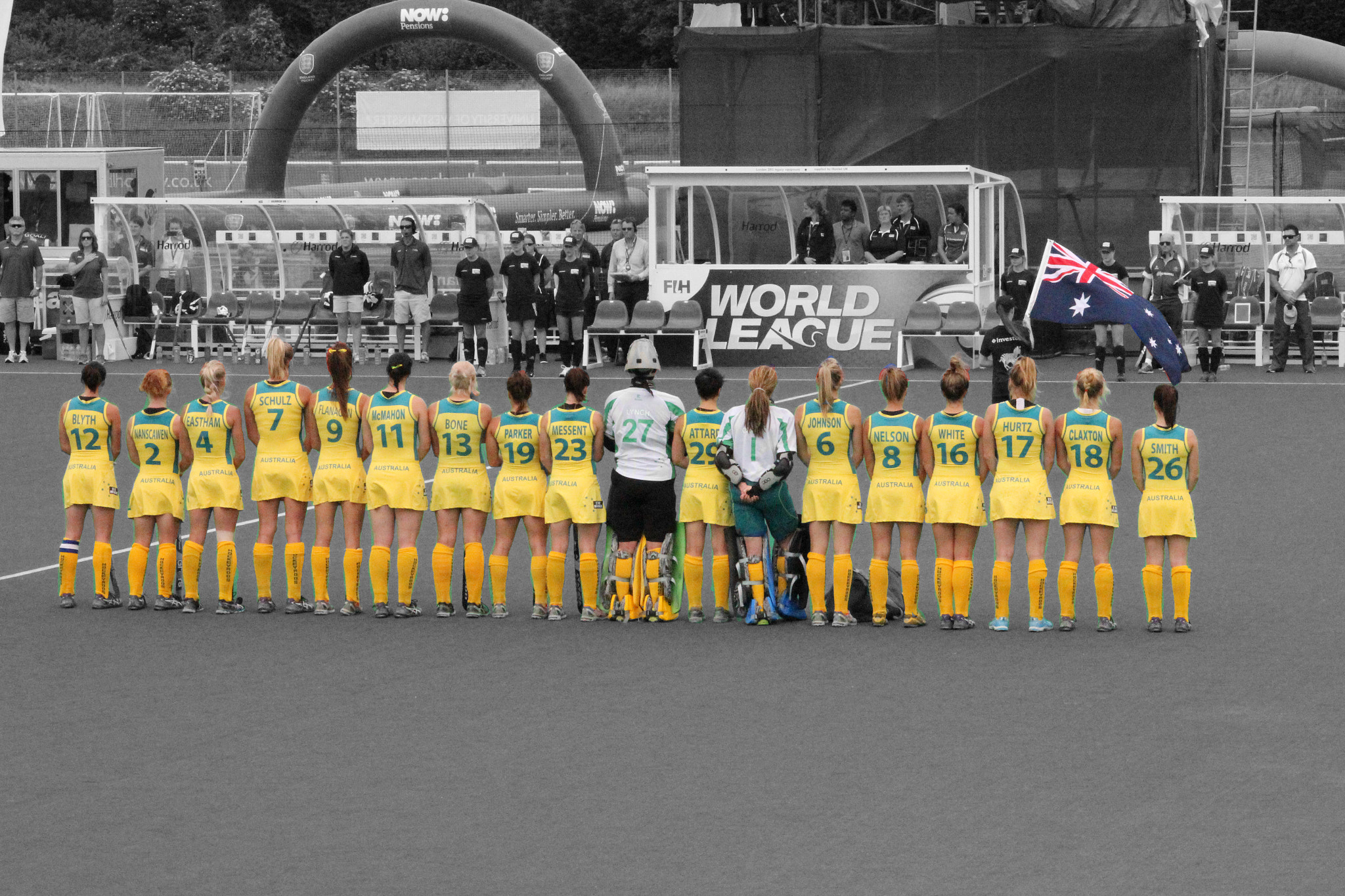 Canon EOS 550D (EOS Rebel T2i / EOS Kiss X4) + Sigma 50-200mm F4-5.6 DC OS HSM sample photo. Hockeyroos photography