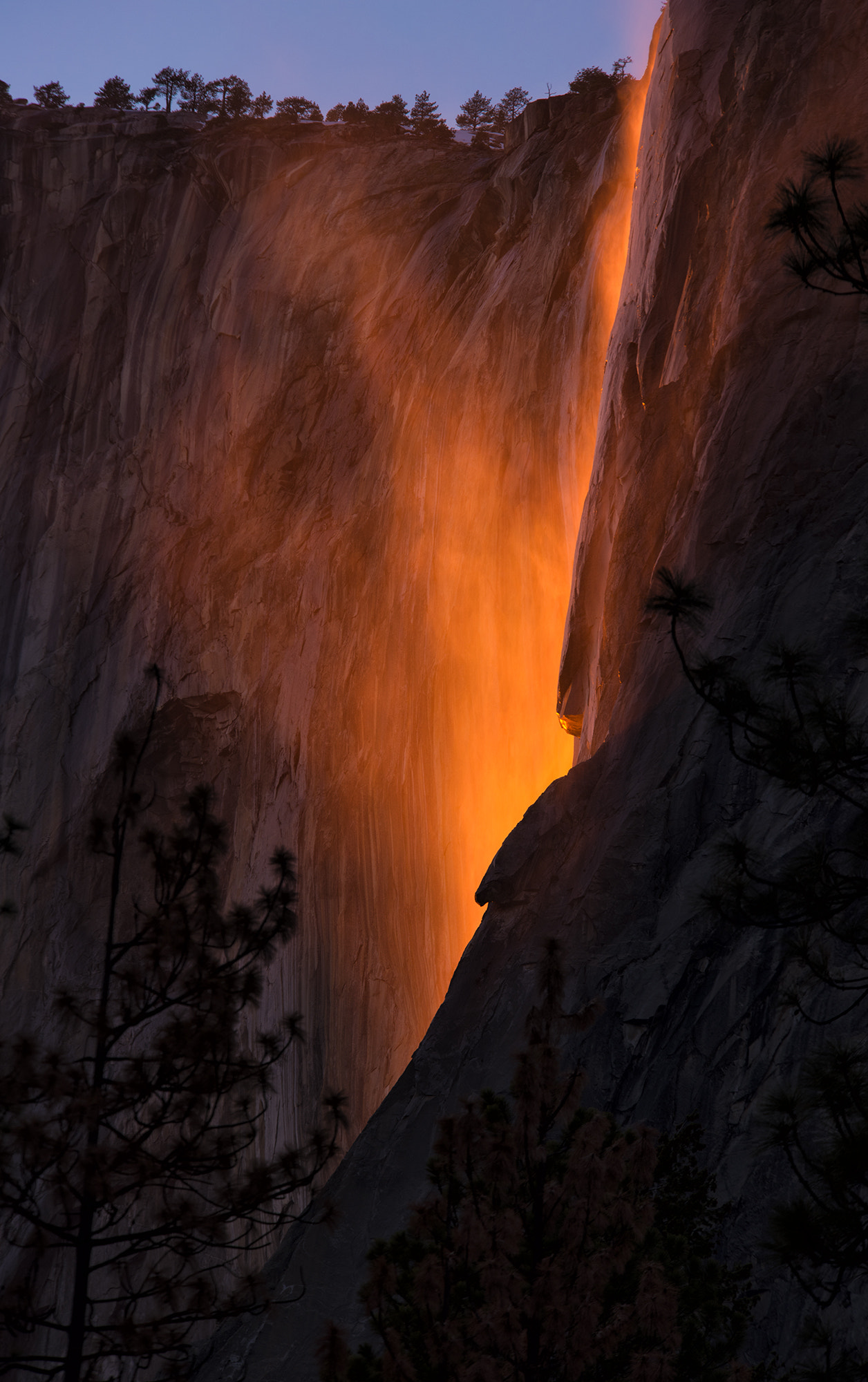 Nikon D810 sample photo. The firefall photography