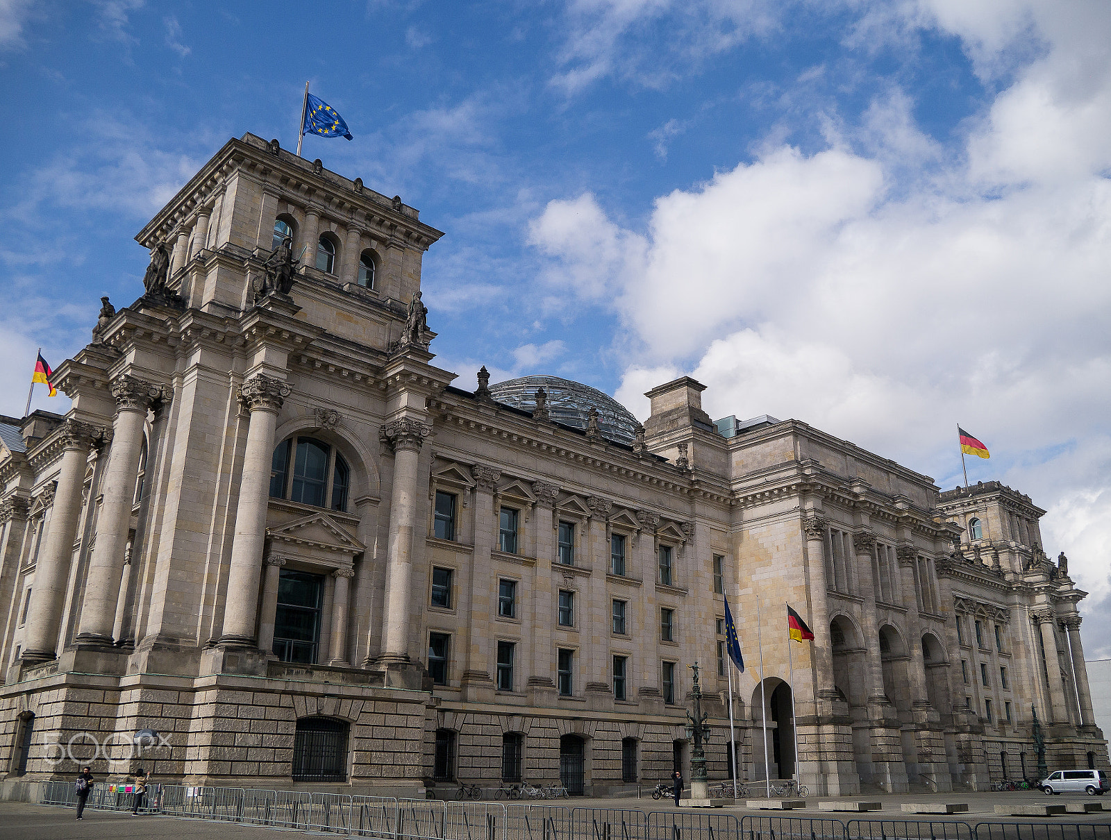 Panasonic Lumix DMC-GX1 sample photo. Reichstag from the rear photography