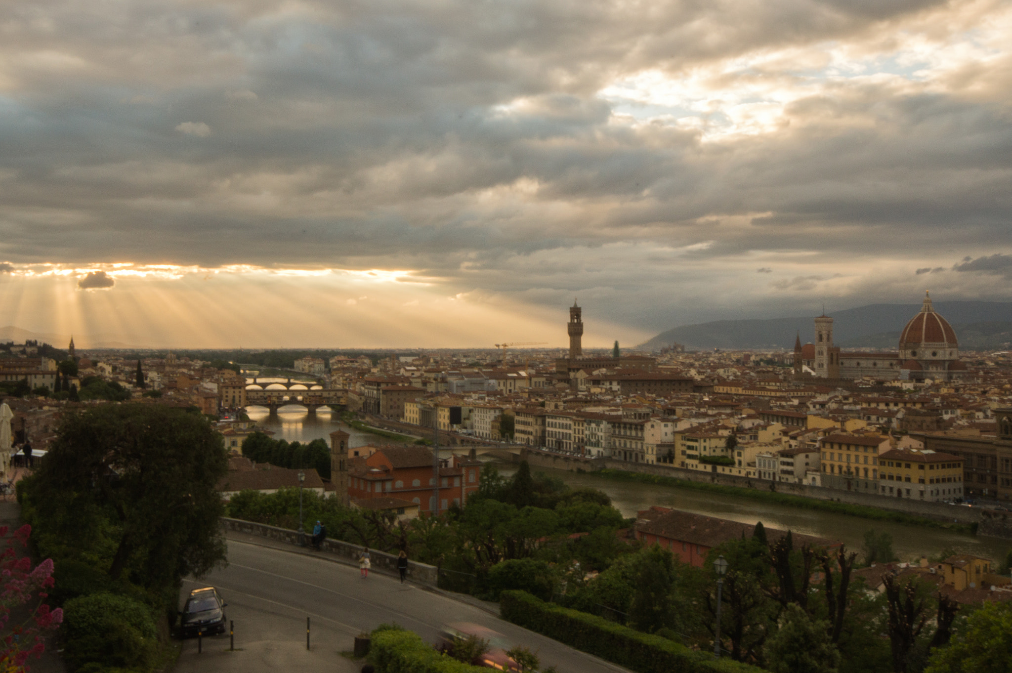 Nikon D3200 sample photo. Piazzale michelangelo photography