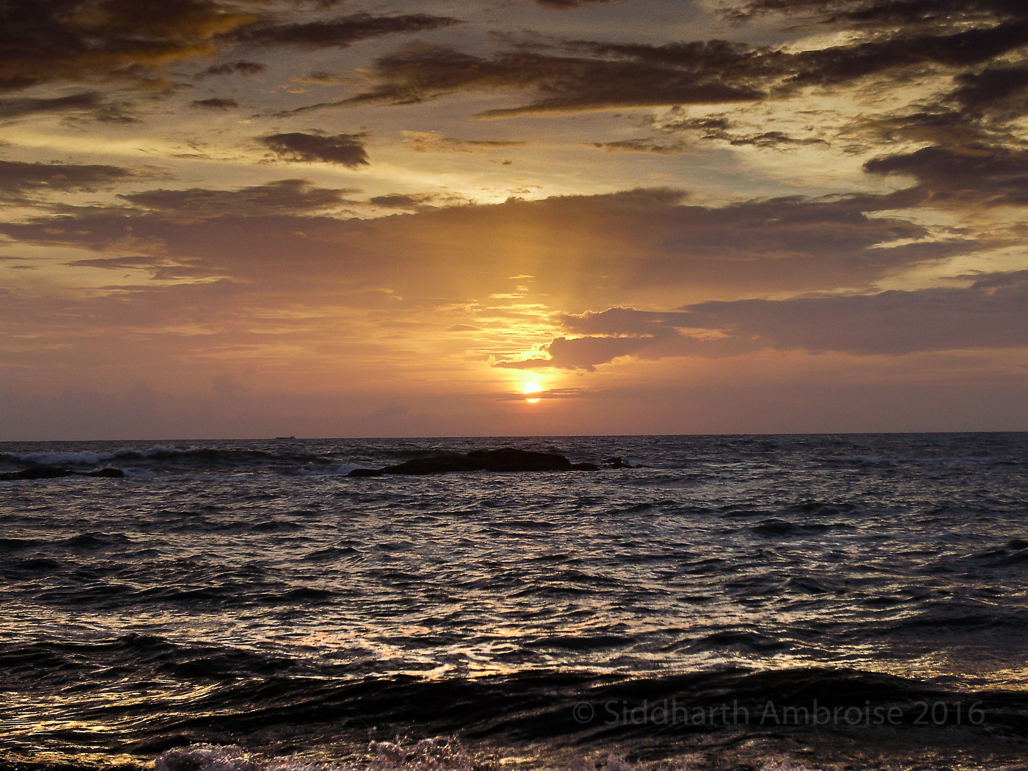 Olympus FE310,X840,C530 sample photo. Sunset in goa photography