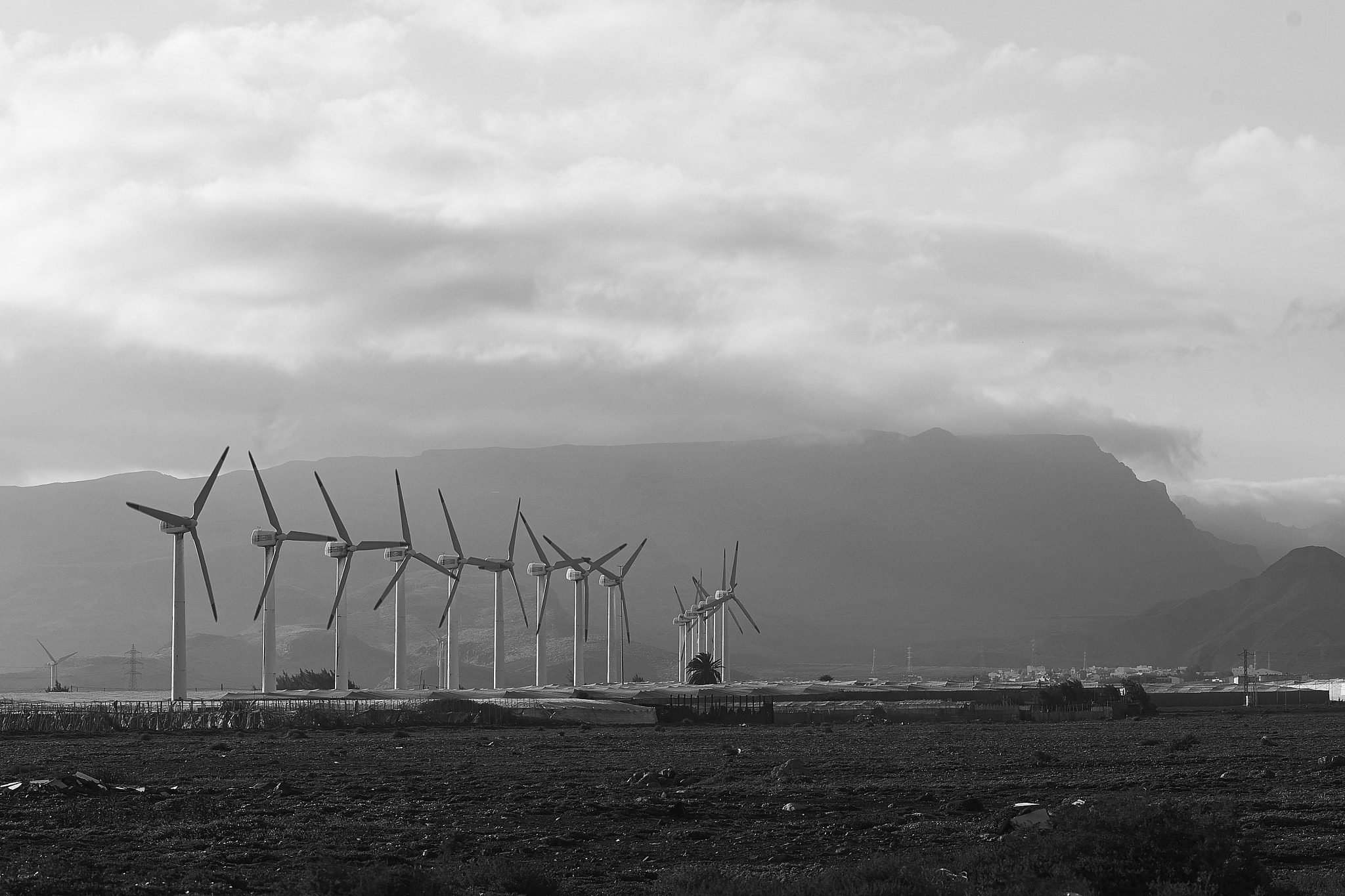 Minolta AF 80-200mm F2.8 HS-APO G sample photo. Windmills photography