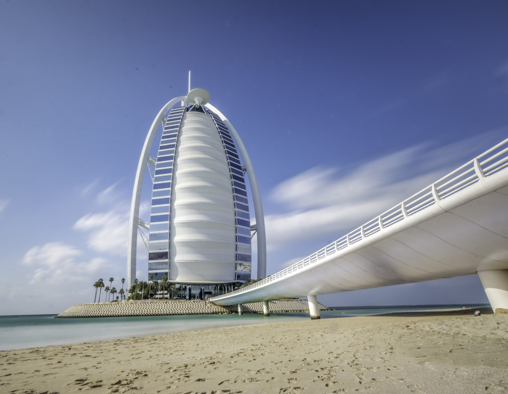 Nikon D5200 + Sigma 10-20mm F3.5 EX DC HSM sample photo. The luxury burj elarab photography