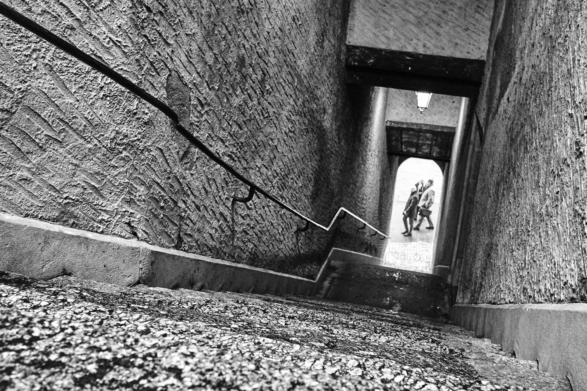 Fujifilm X-T10 + Fujifilm XF 23mm F1.4 R sample photo. Stairs in geneva, switzerland photography