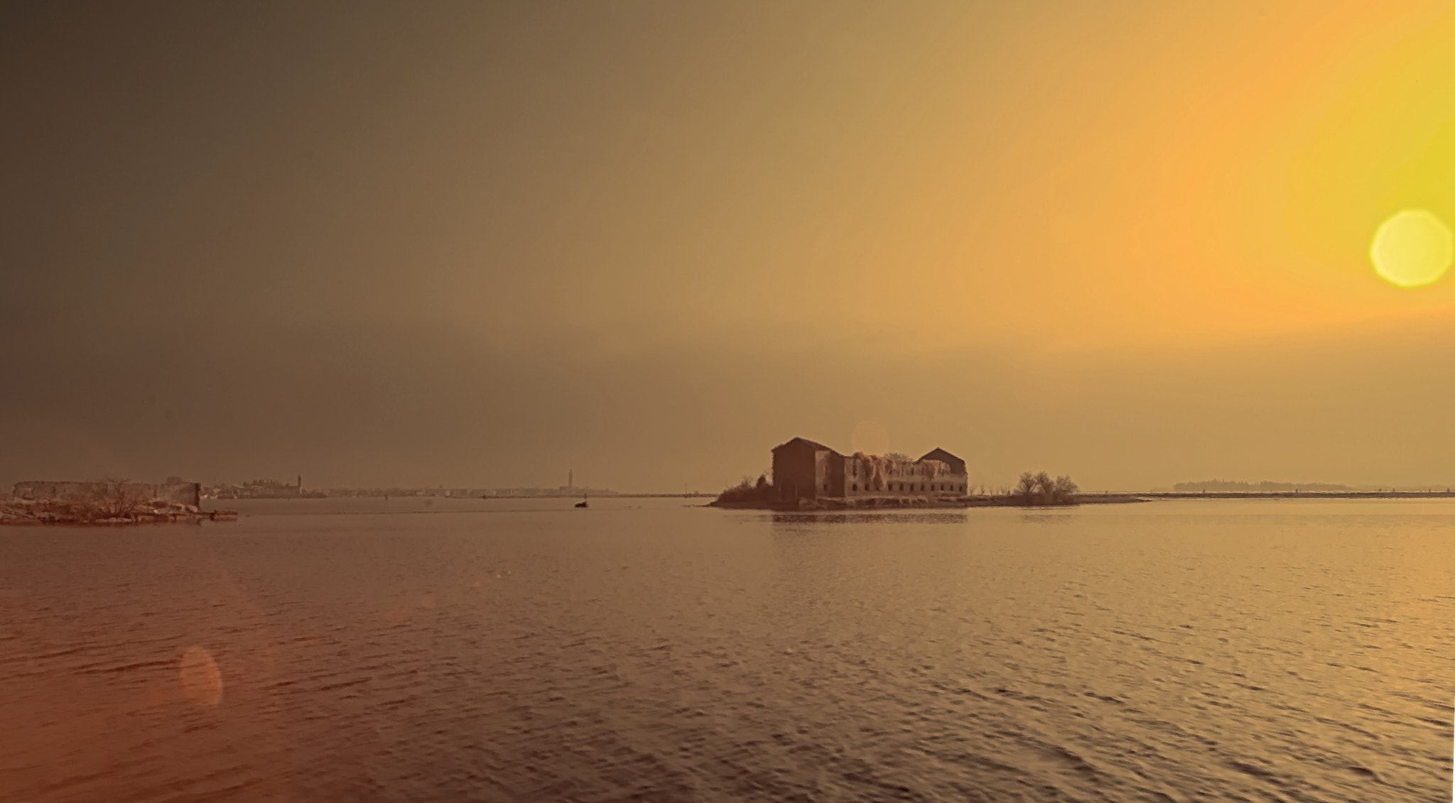 Nikon D80 sample photo. Cold dawn on the lagoon photography