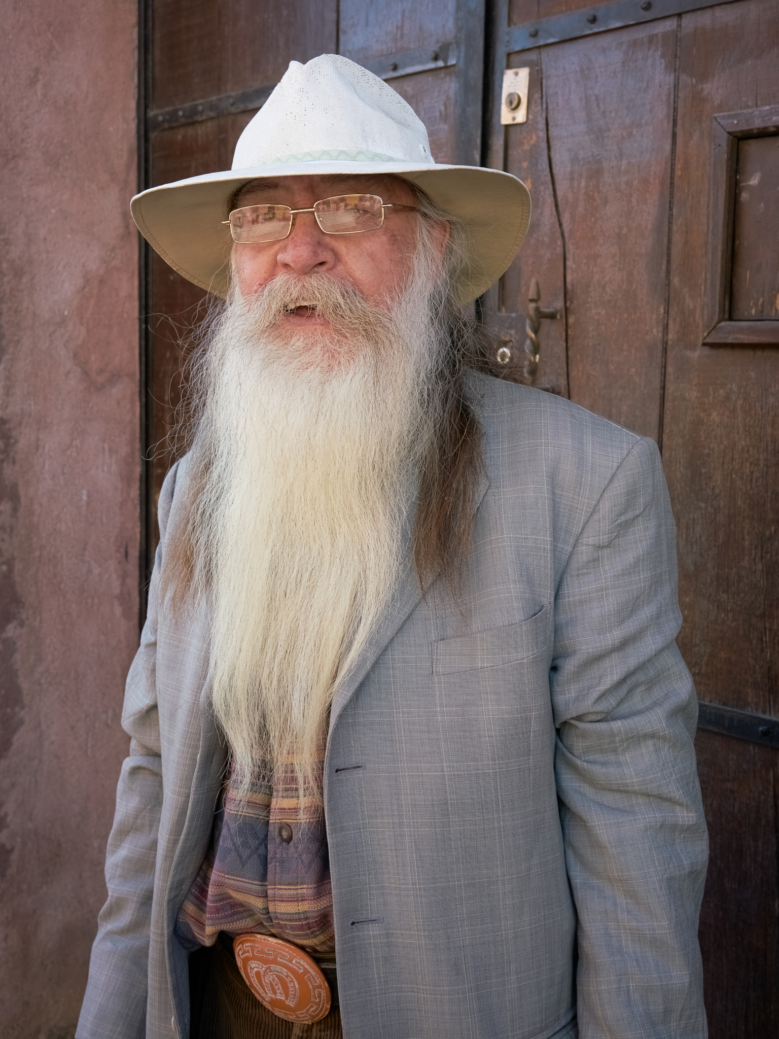 Sony a7R II + Sony Sonnar T* FE 35mm F2.8 ZA sample photo. Man with a long beard photography