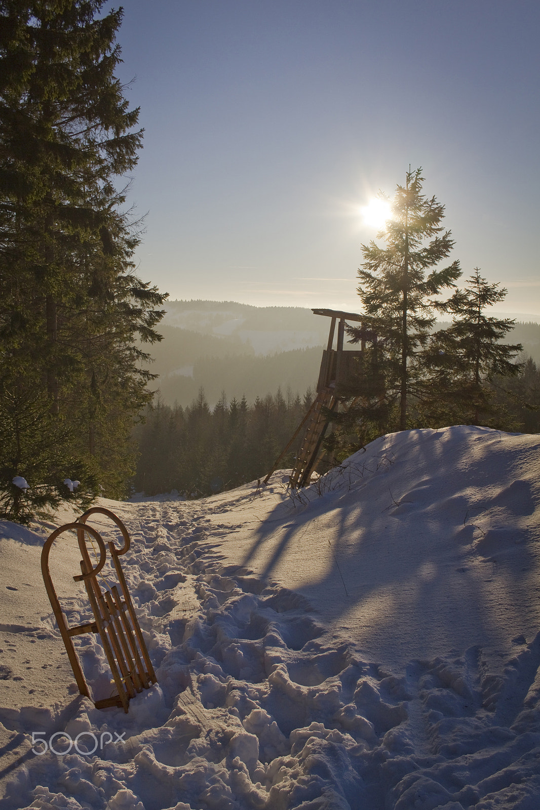 Canon EF-S 24mm F2.8 STM sample photo. Sunset at the erzgebirge photography