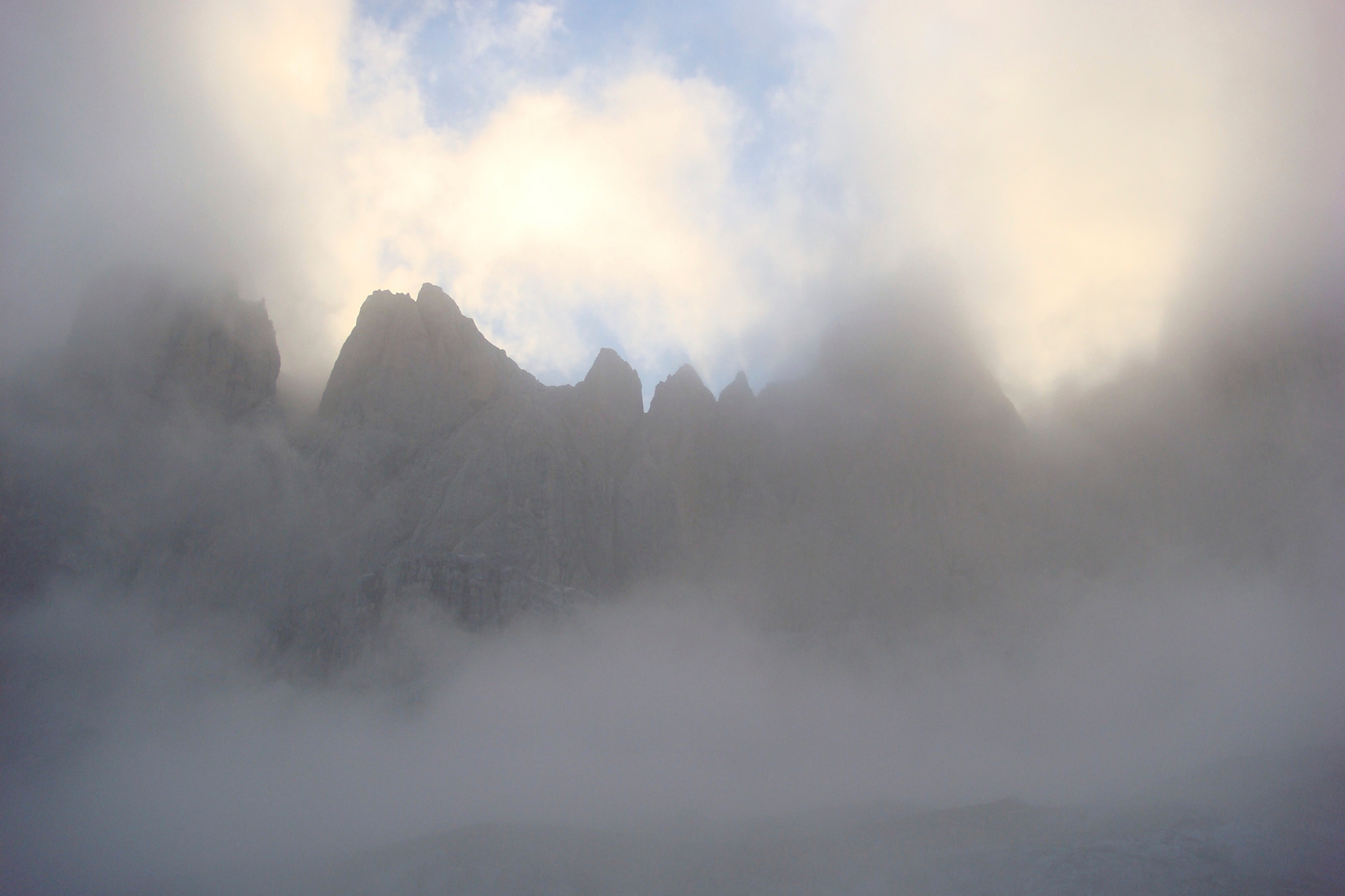 Sony DSC-T100 sample photo. After the rainstorm, brenta mountain range photography