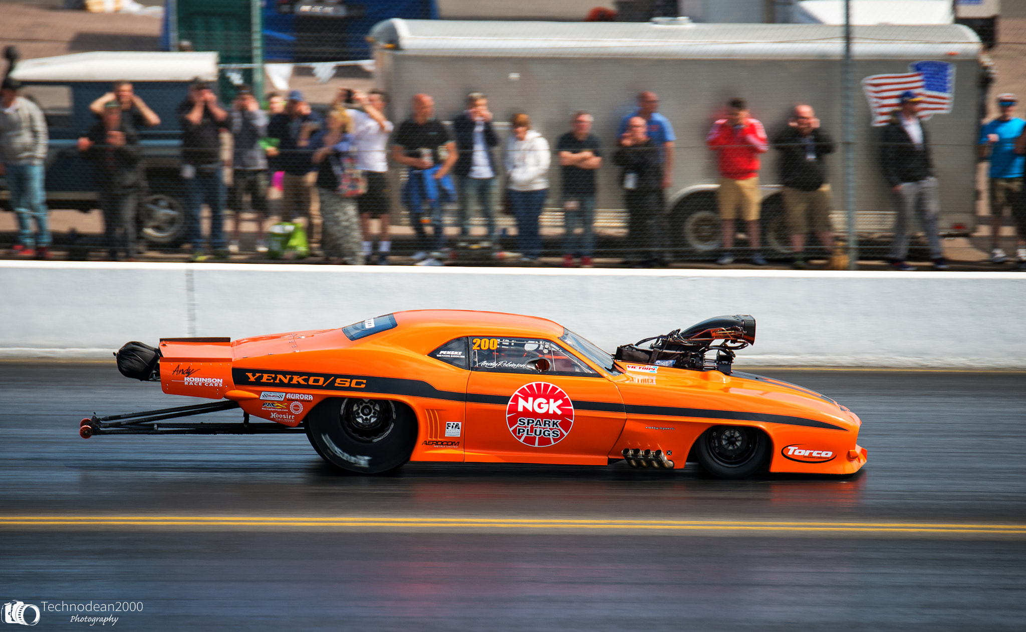 Tamron SP 70-200mm F2.8 Di VC USD sample photo. Andy robinson race cars - pro mod camaro photography
