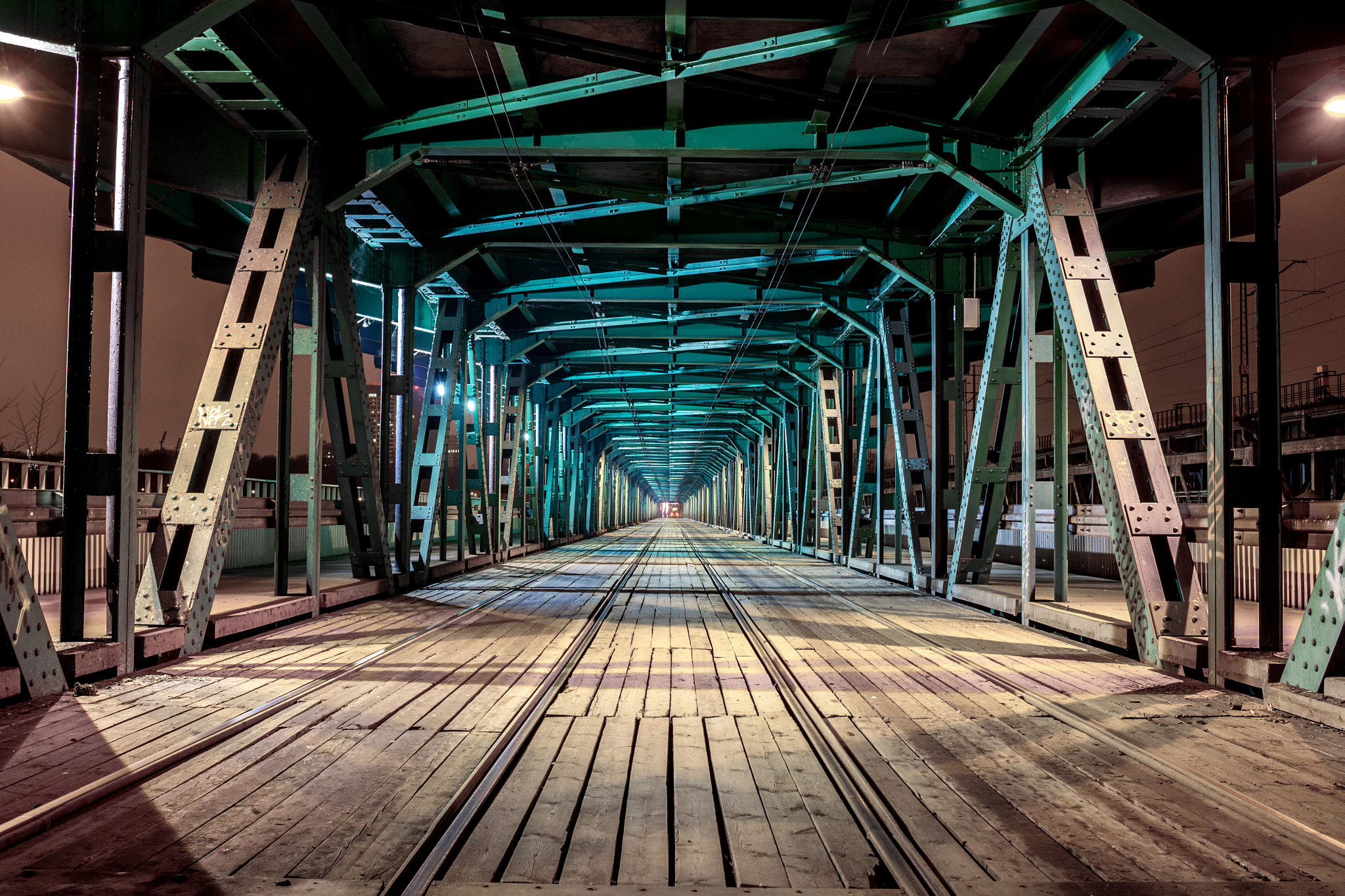 Canon EF-S 24mm F2.8 STM sample photo. Gdanski bridge in warsaw, poland photography