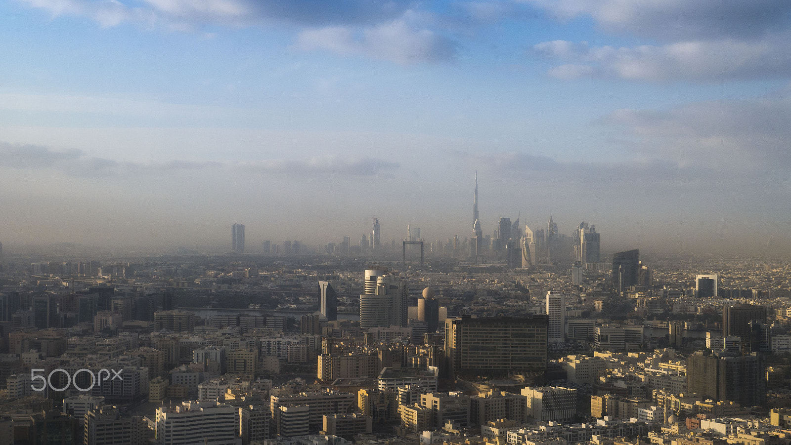 Panasonic Lumix DMC-GX7 sample photo. Downtown dubai in the distance photography