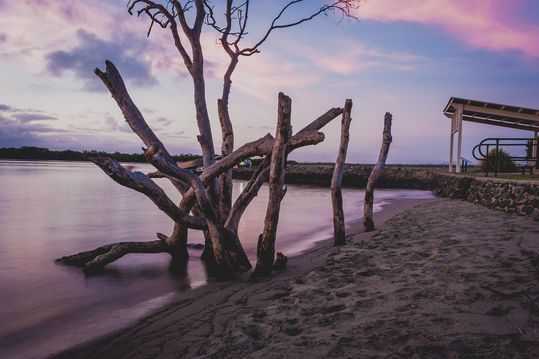 Canon EOS 40D sample photo. Boat ramp at dawn photography