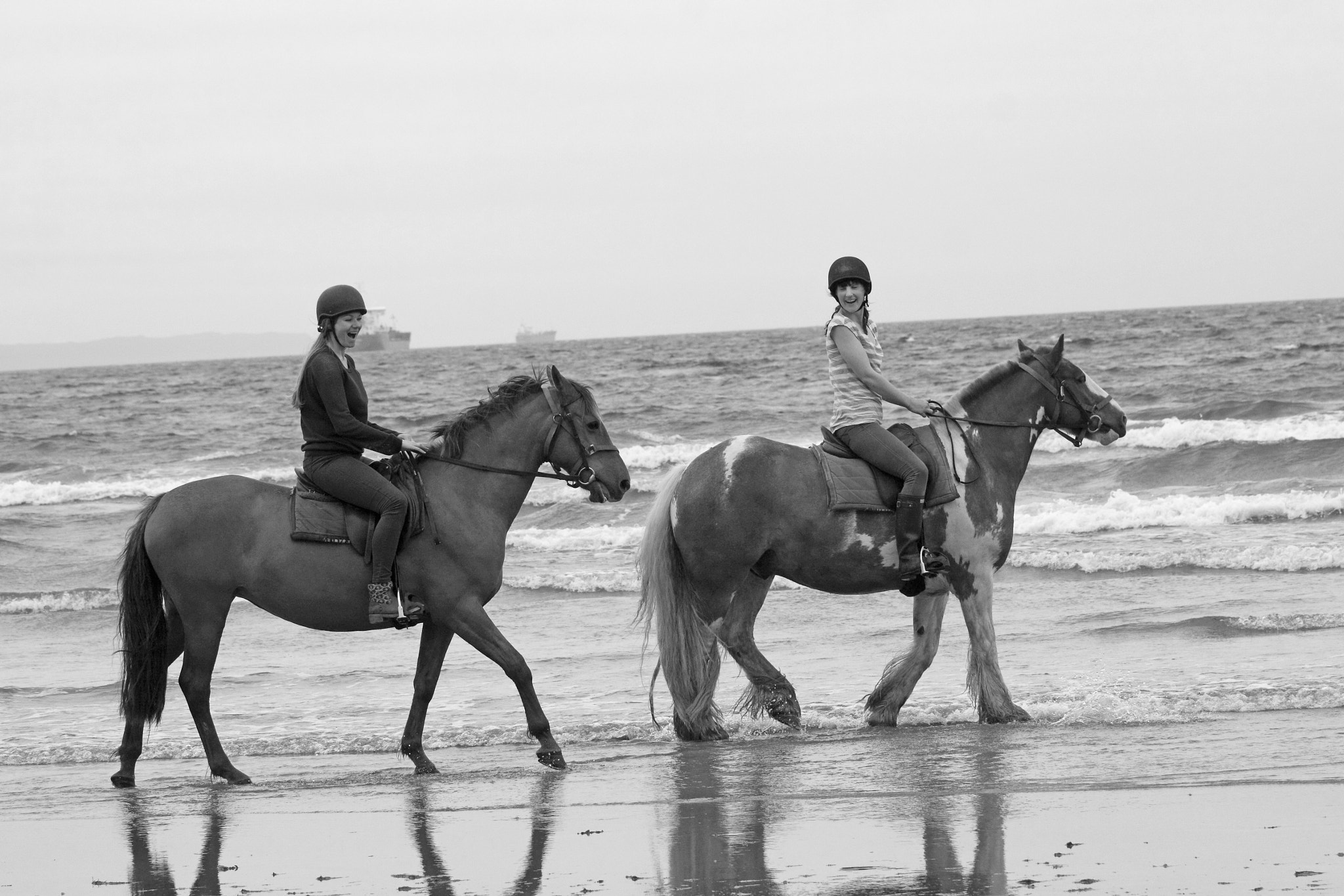 Canon EF 100mm F2.8L Macro IS USM sample photo. Riding on the beach photography