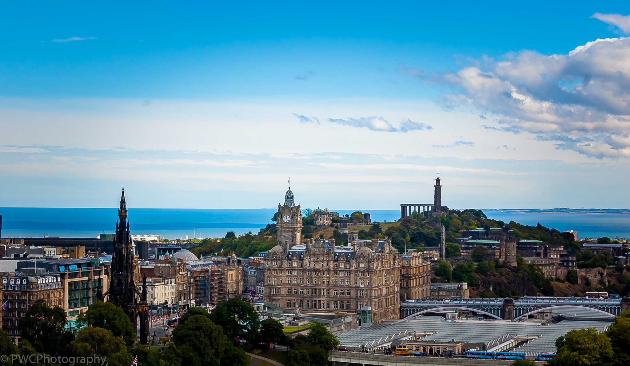 Nikon D40 sample photo. Edinburgh from the castle photography