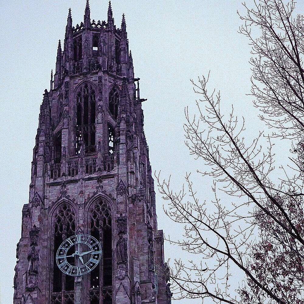 E 50mm F1.8 OSS sample photo. Yale university photography