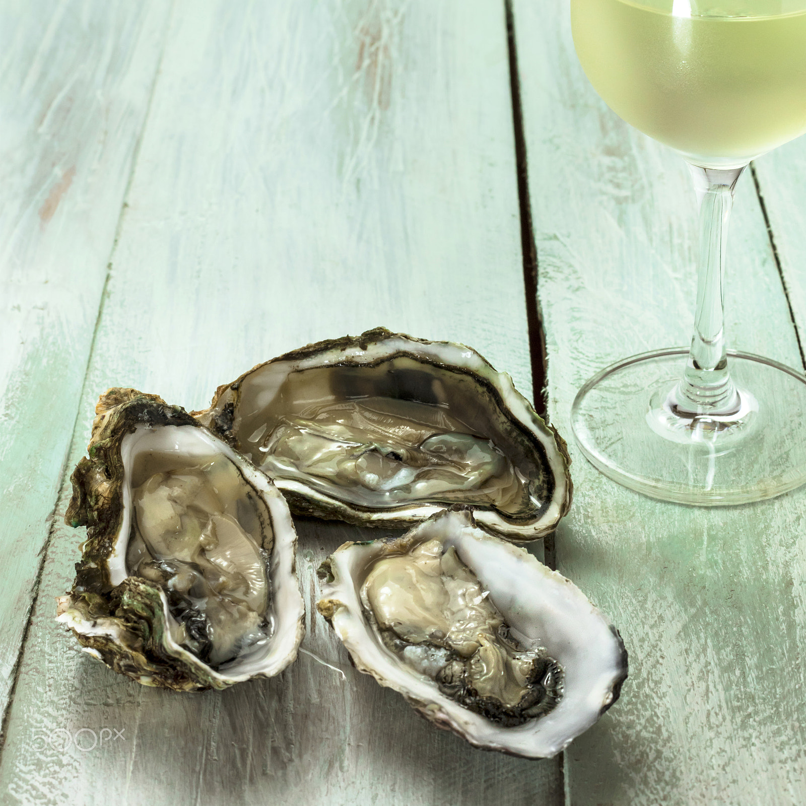 Canon EOS 5DS R sample photo. White wine and oysters photo with copyspace photography