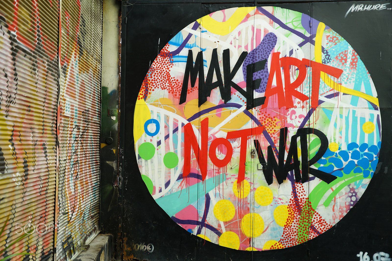 Canon EF 24-70mm F2.8L II USM sample photo. Make art not war photography