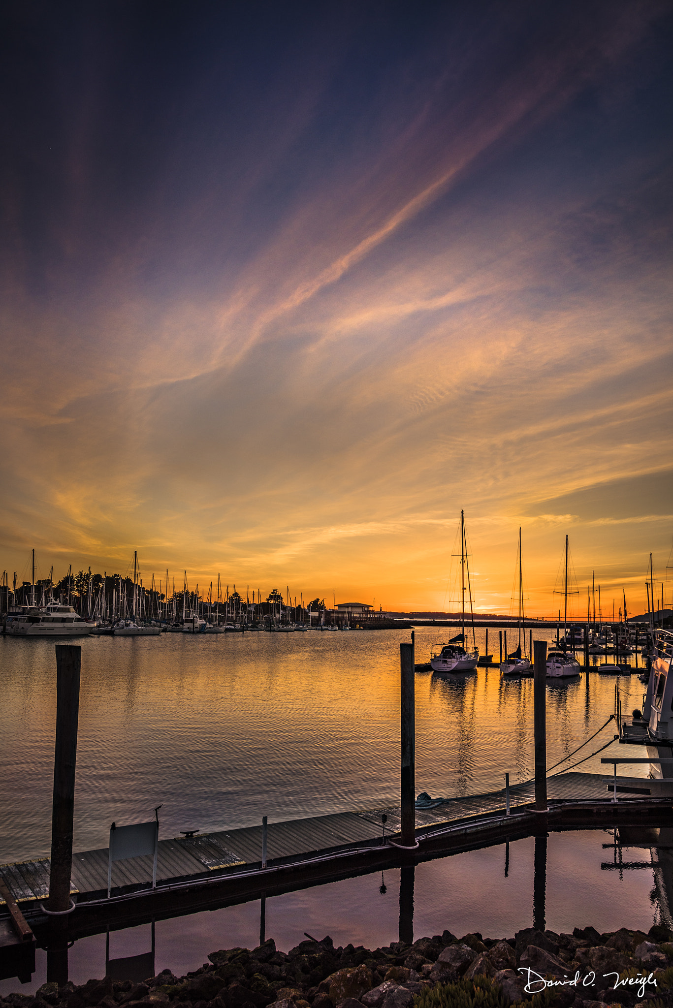 Nikon D810 sample photo. Berkeley marina sunset #32 photography