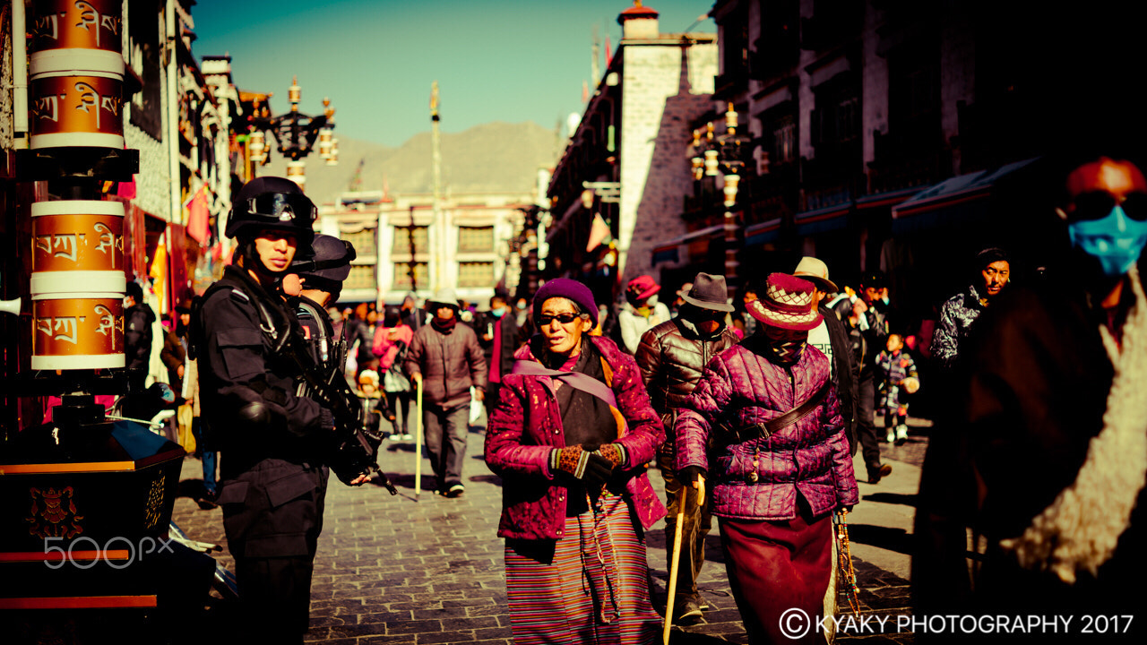 Sony a7R II + E 50mm F2 sample photo. Swat with old ladies photography