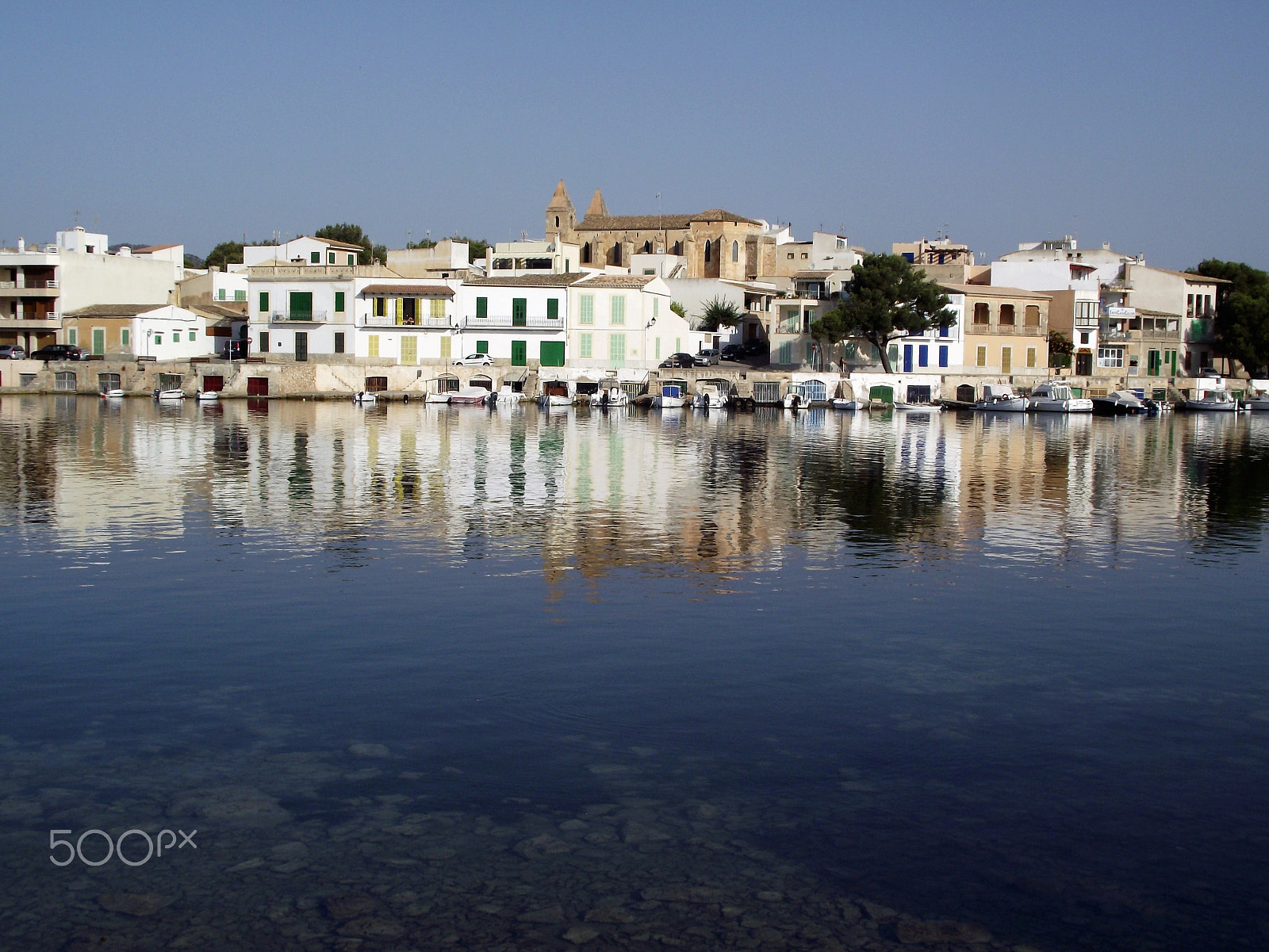 FujiFilm FinePix S2500HD (FinePix S2600HD) sample photo. A partial view of porto colom (mallorca) photography