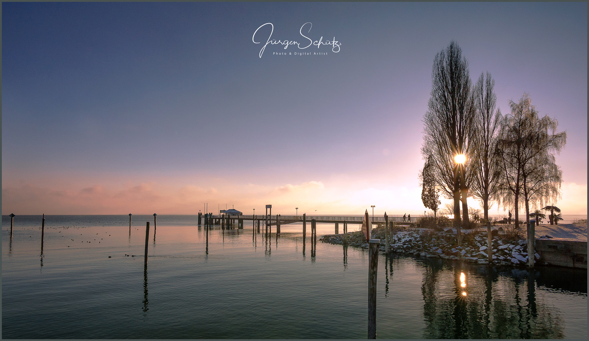 Sony ILCA-77M2 sample photo. Sundown lake constance photography