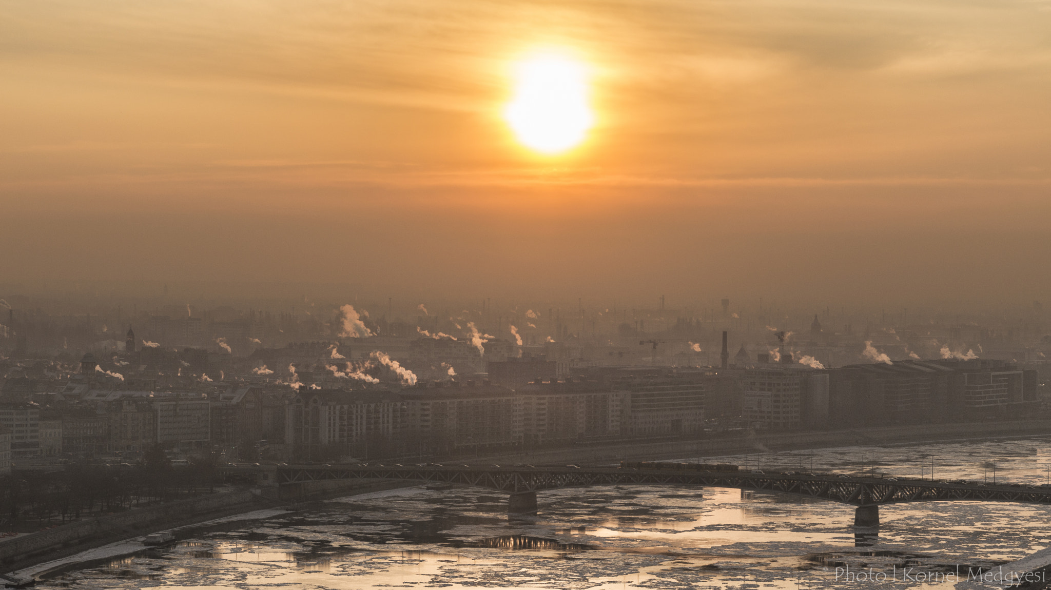Tamron SP 24-70mm F2.8 Di VC USD sample photo. Smoking morning in frozen sunrise photography