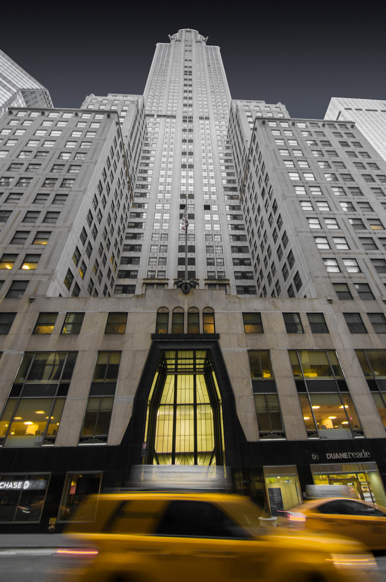 Pentax K-x sample photo. Chrysler building night. photography