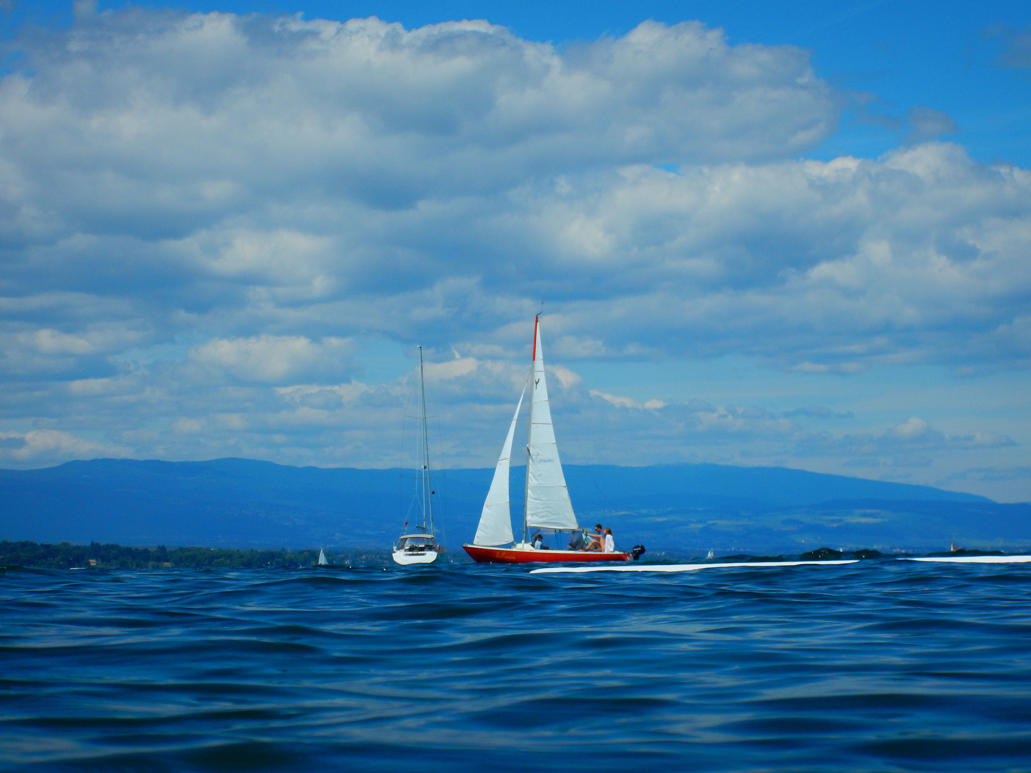 Nikon Coolpix AW120 sample photo. Sailing on the lake leman photography