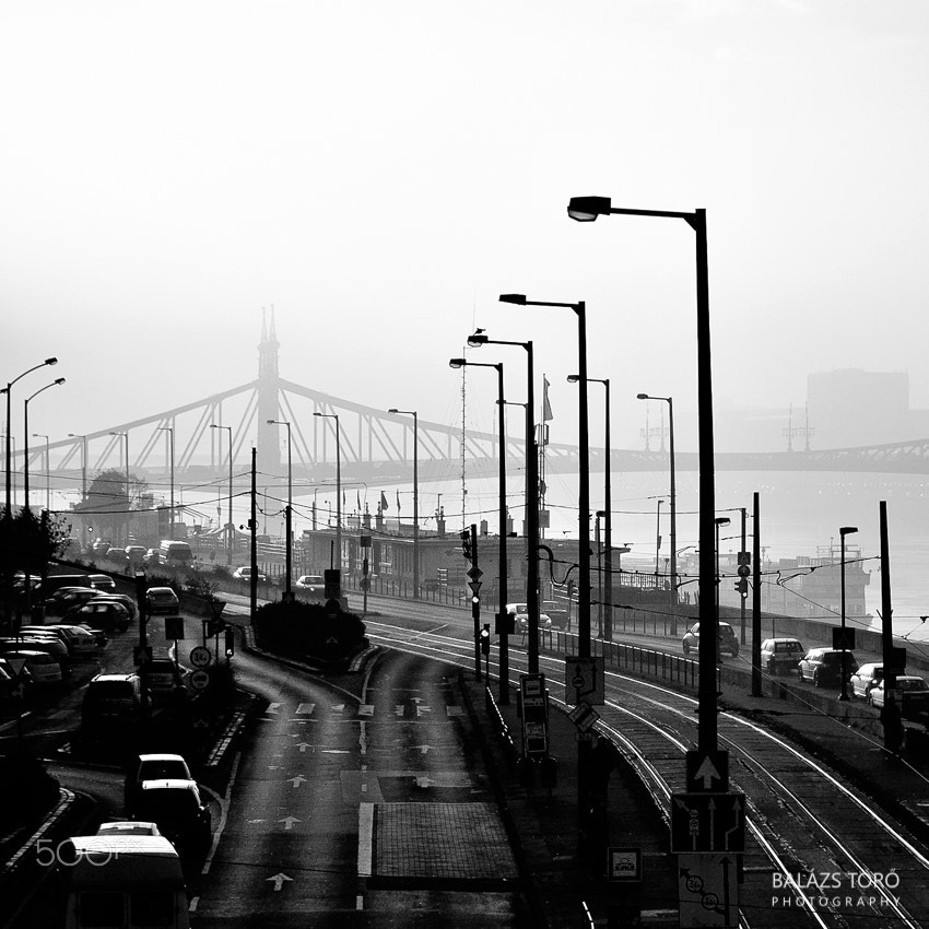 Nikon D40 sample photo. Misty city photography