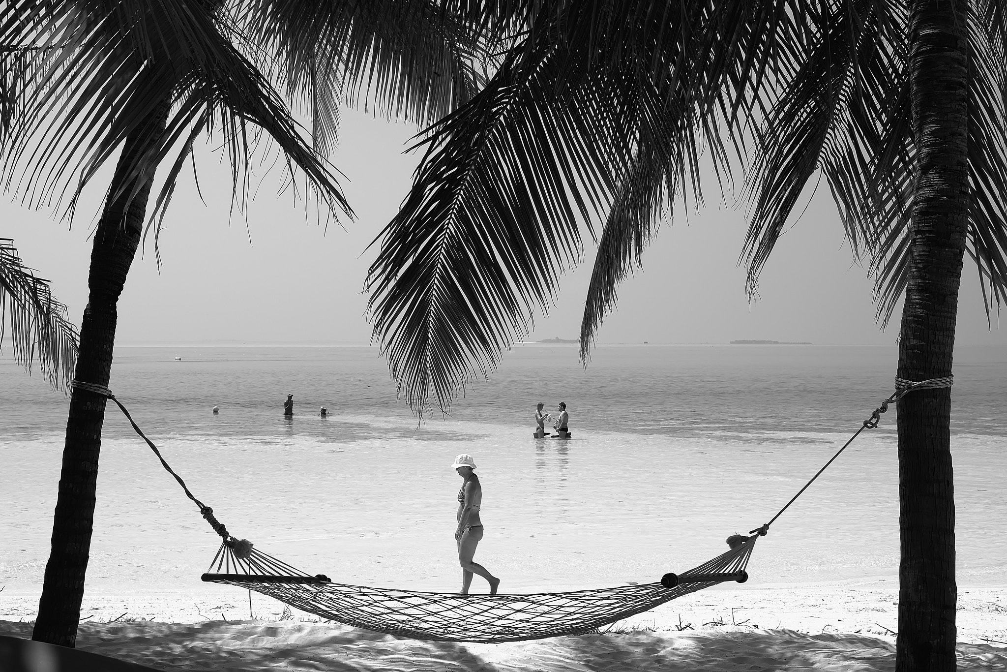 Leica X Vario sample photo. Beach walk#02 bw photography