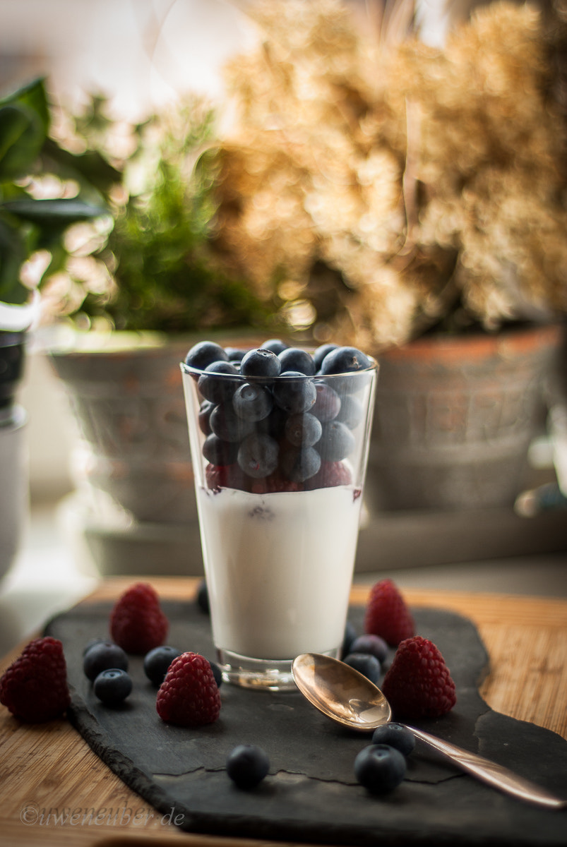 Pentax K10D sample photo. Fresh yogurt photography