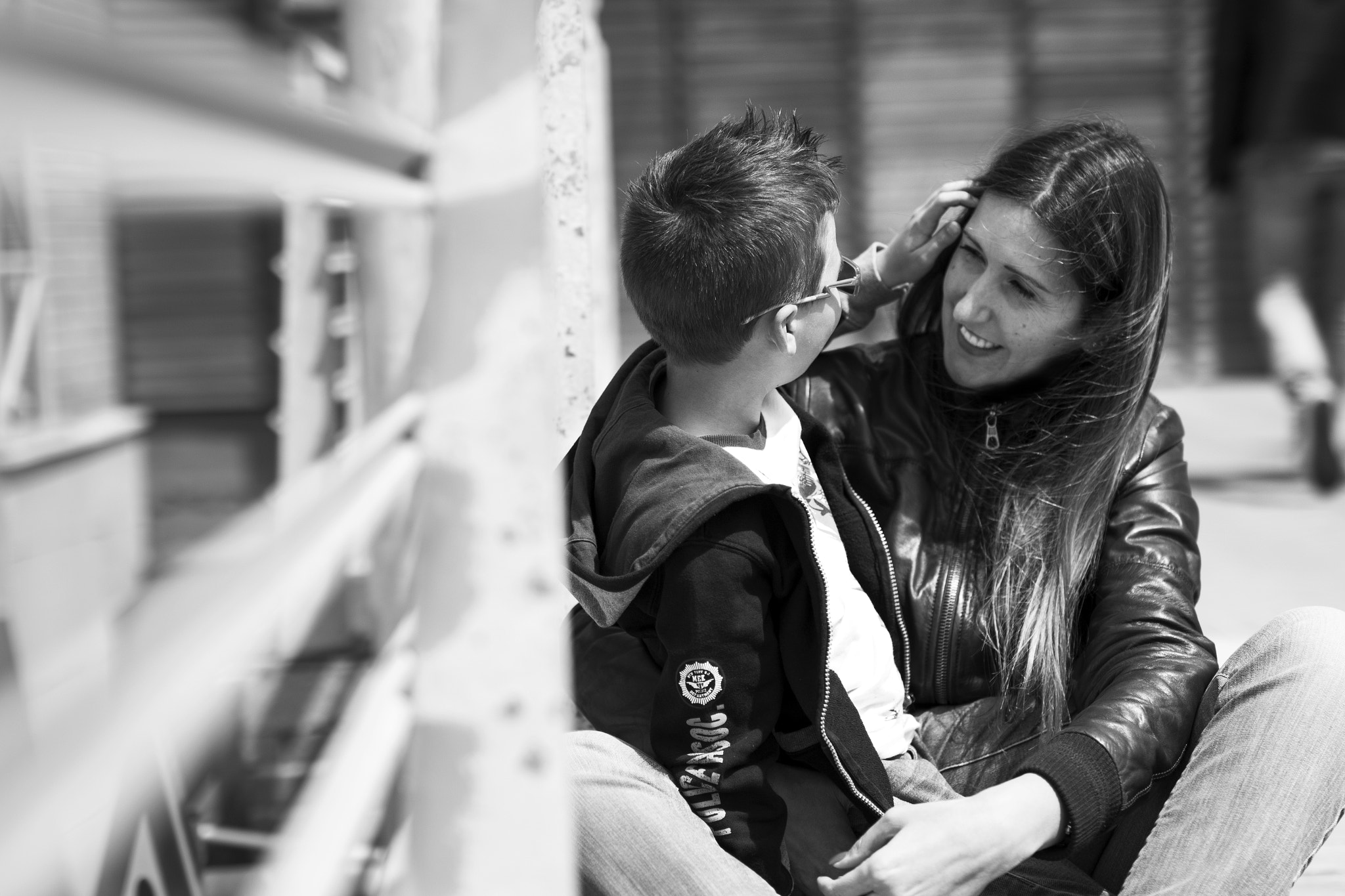 Sigma 50mm F1.4 EX DG HSM sample photo. Mother & son photography