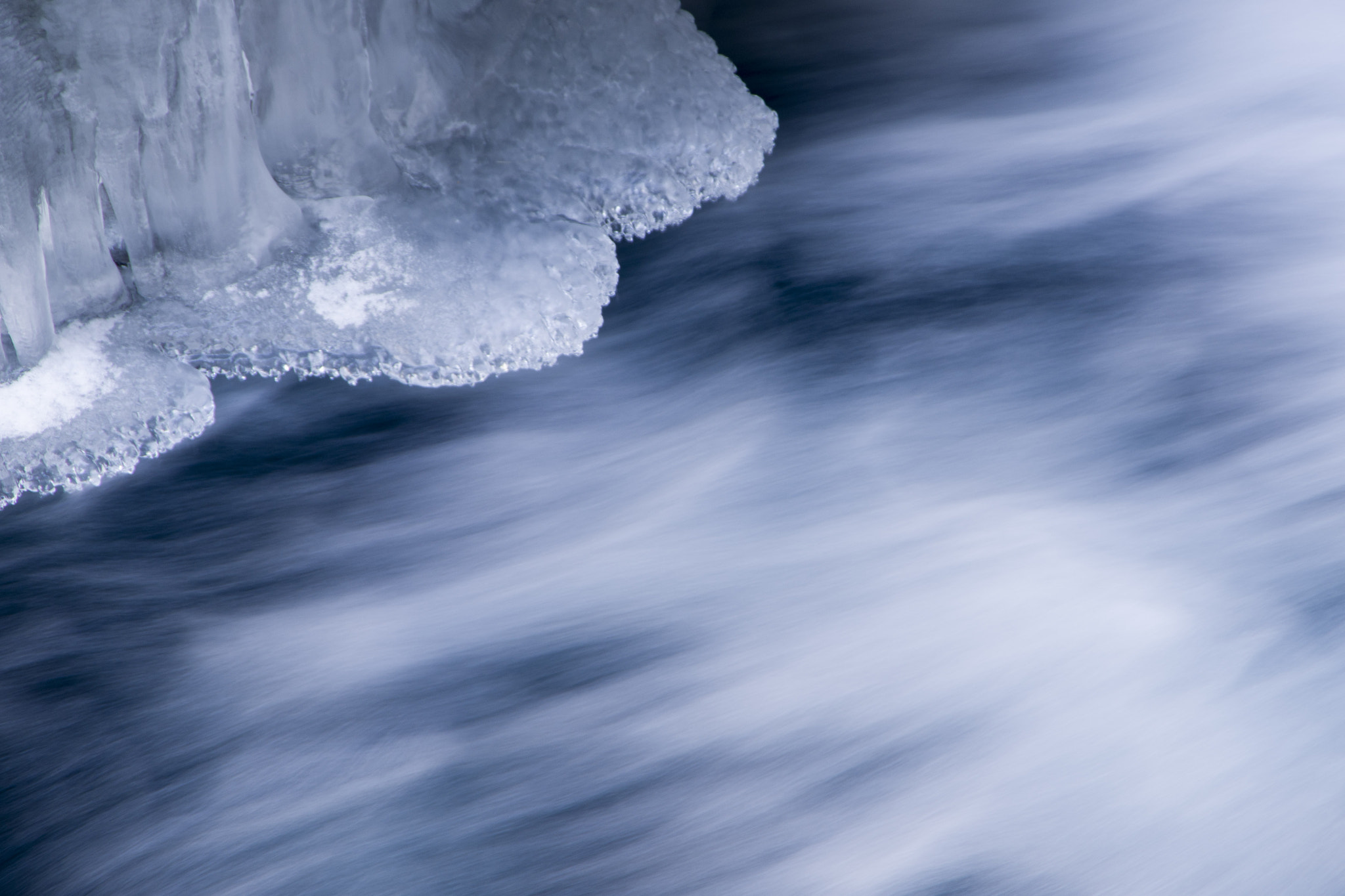 Pentax K-1 sample photo. Winter river photography