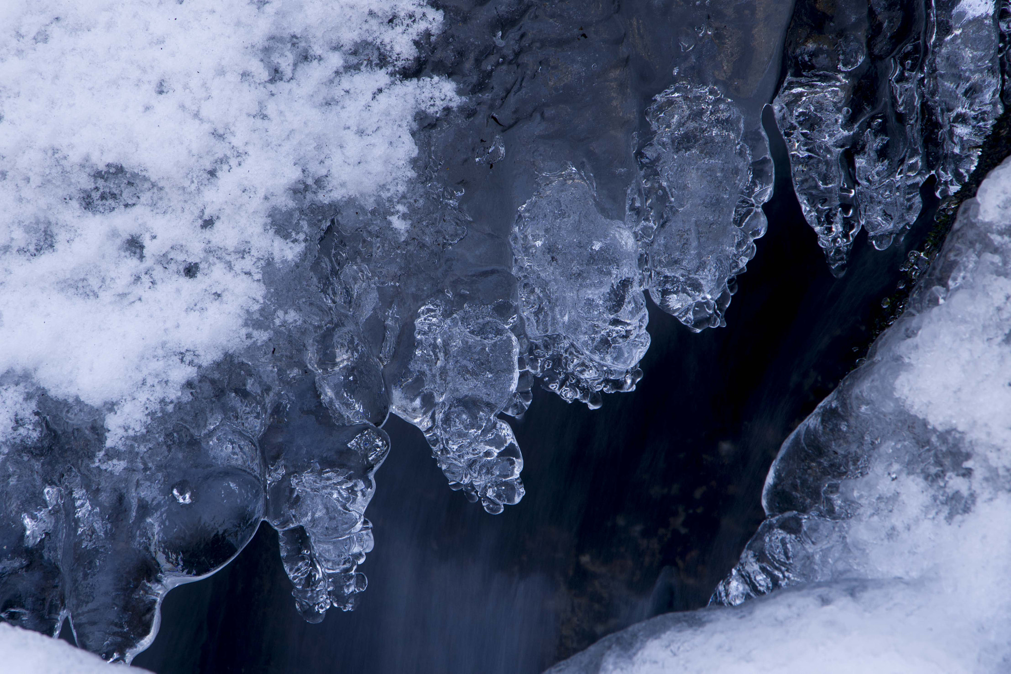 Pentax K-1 sample photo. Winter river photography