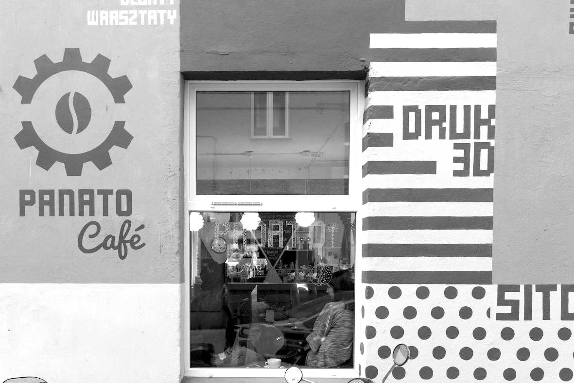 Sony a7S + Sony Vario Tessar T* FE 24-70mm F4 ZA OSS sample photo. Start up panato cafe und design-shop photography