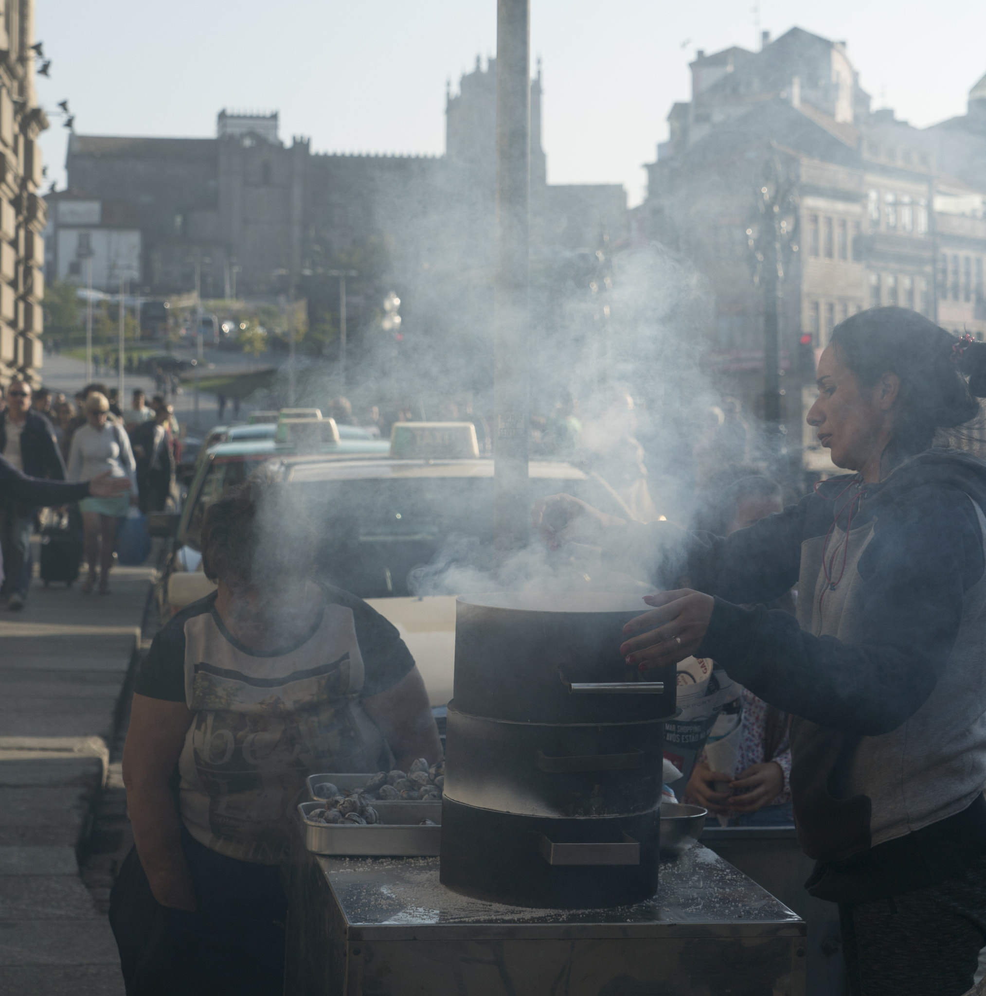 Sony a7S + Sony Vario Tessar T* FE 24-70mm F4 ZA OSS sample photo. Chestnut fire photography