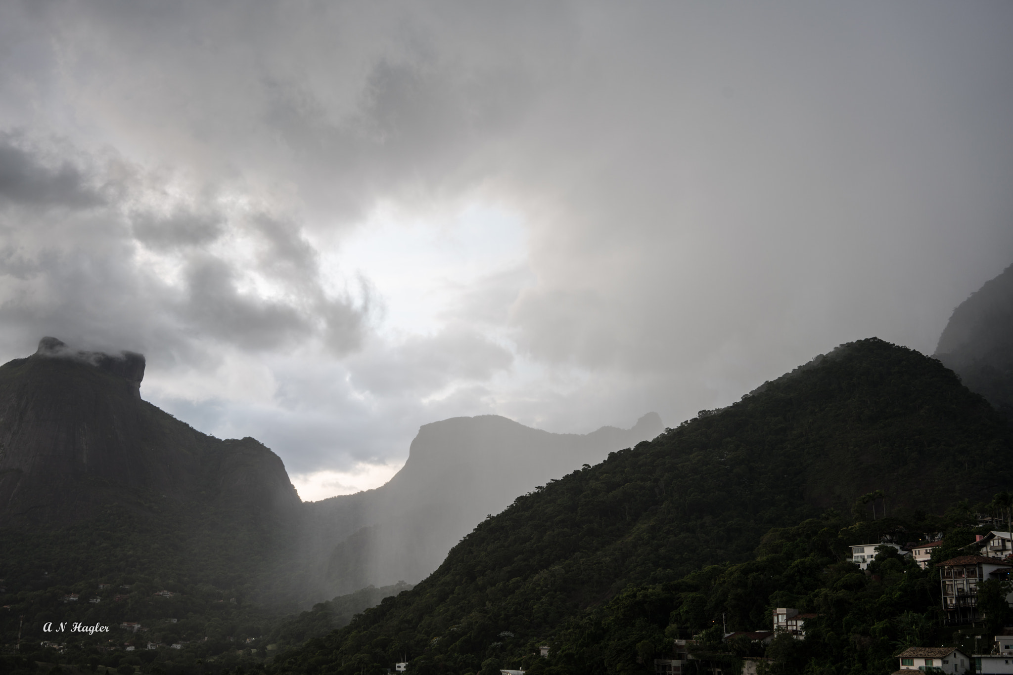 Sony a7R II sample photo. Summer rain arriving from west photography