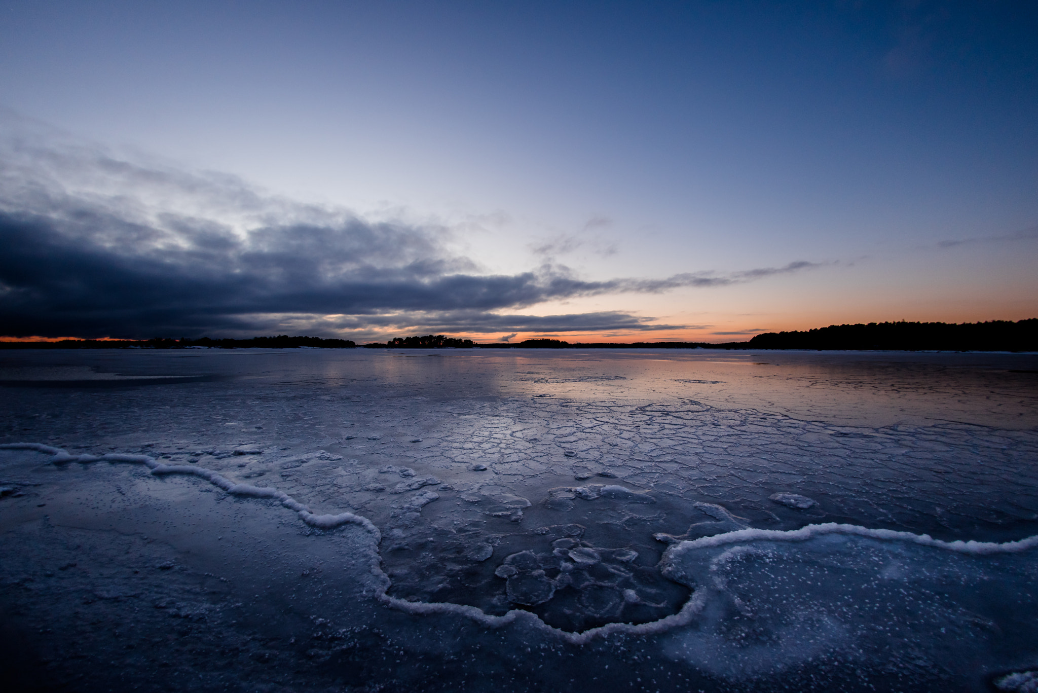 Nikon D750 + Nikon AF Fisheye-Nikkor 16mm F2.8D sample photo. After the last light leaves photography