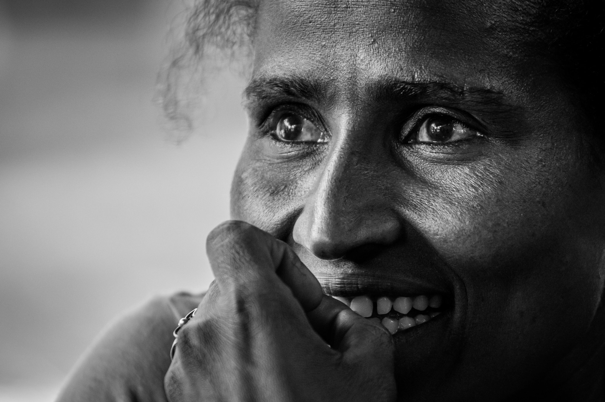 Nikon AF-S Nikkor 70-200mm F4G ED VR sample photo. Ethiopian lady photography