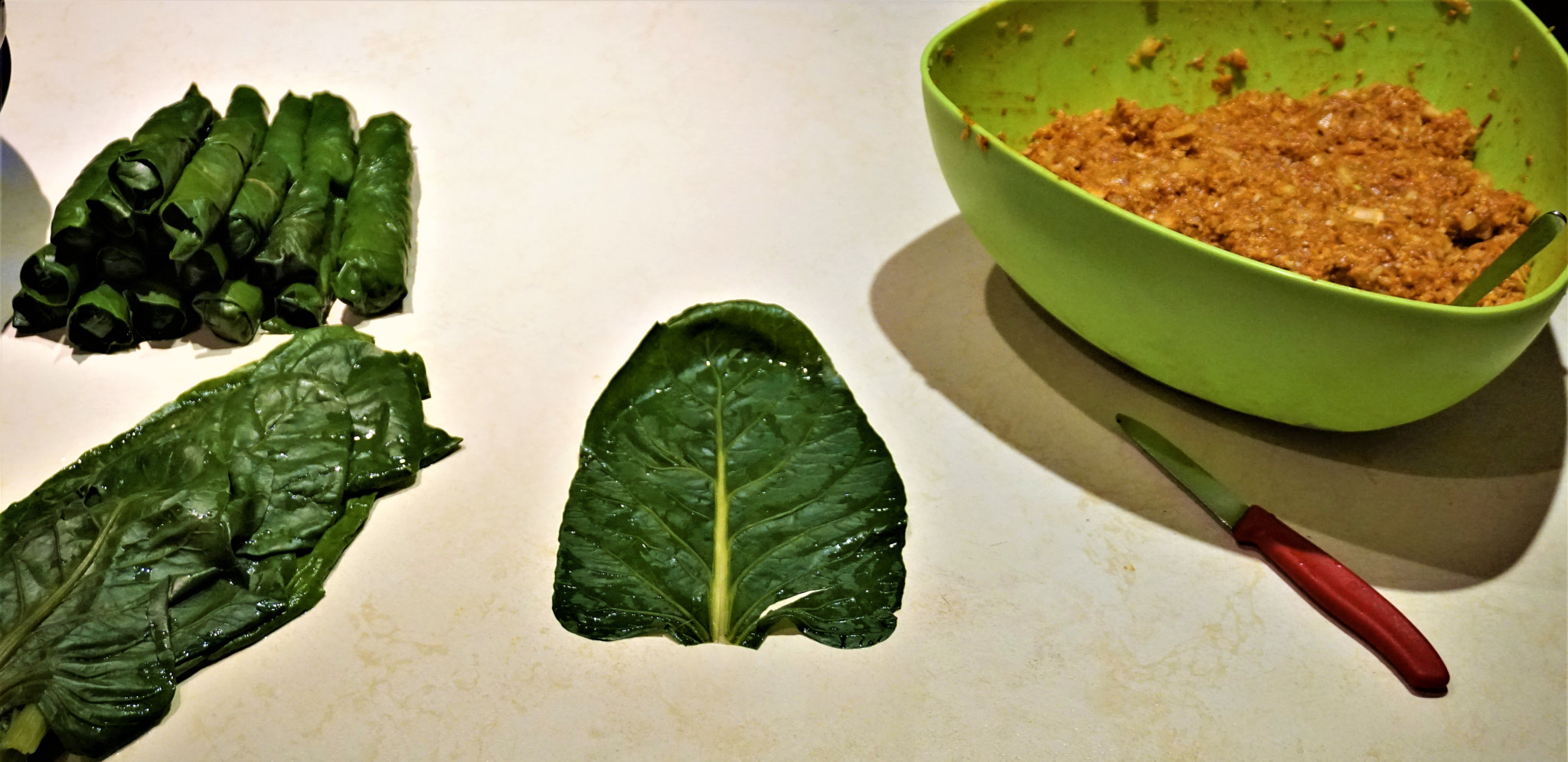 Sony E 16-50mm F3.5-5.6 PZ OSS sample photo. Stuffed chard photography